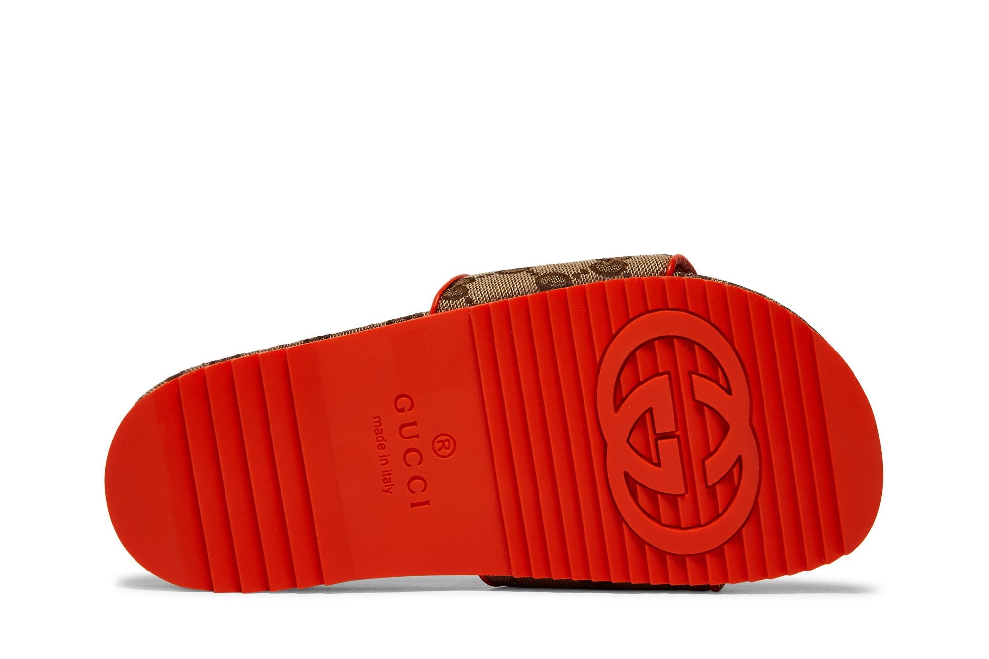 The North Face x Gucci Wmns Slide 'Beige Orange Monogram'