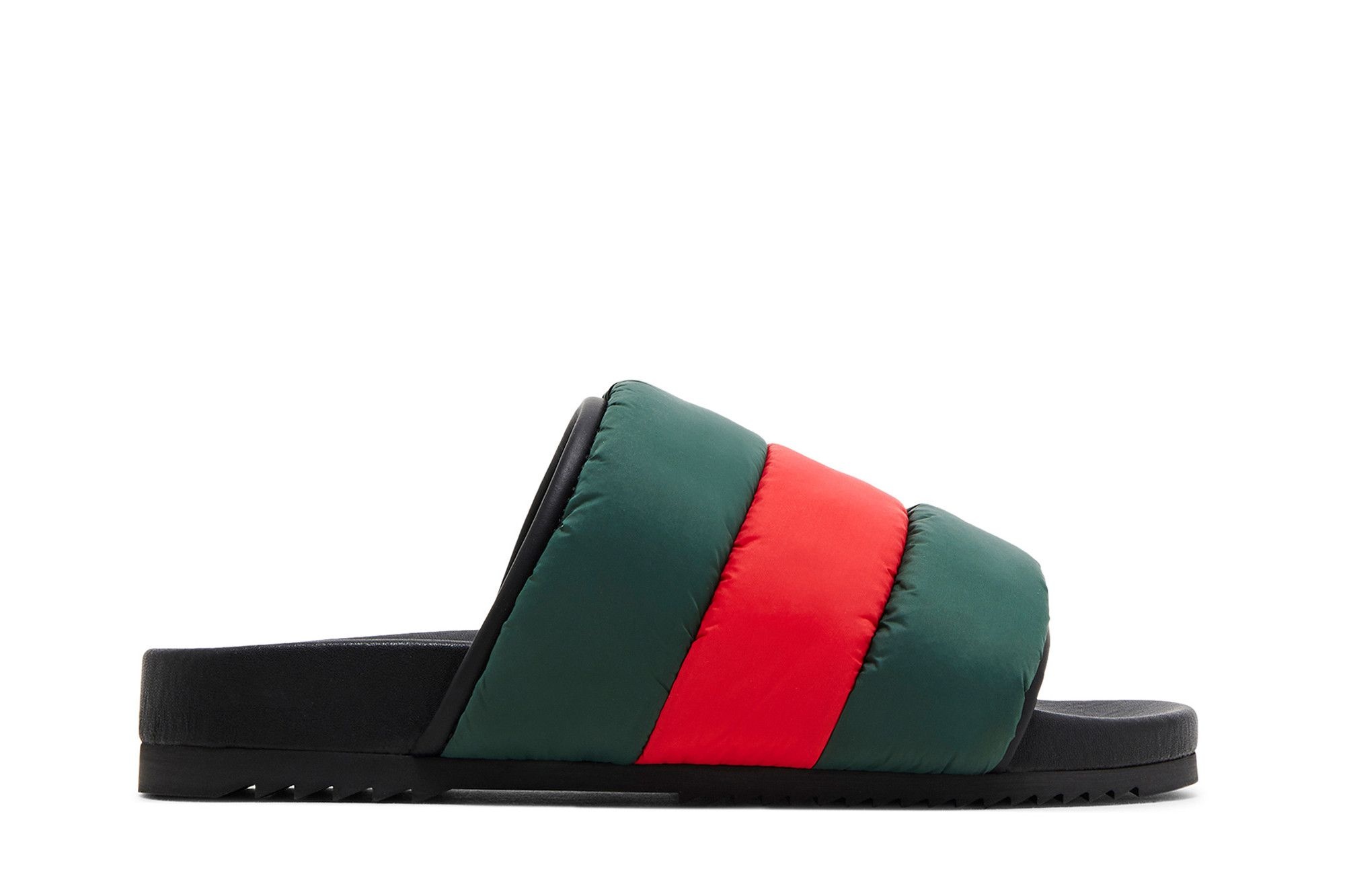 Gucci Wmns Padded Web Slide Sandal 'Green Red'
