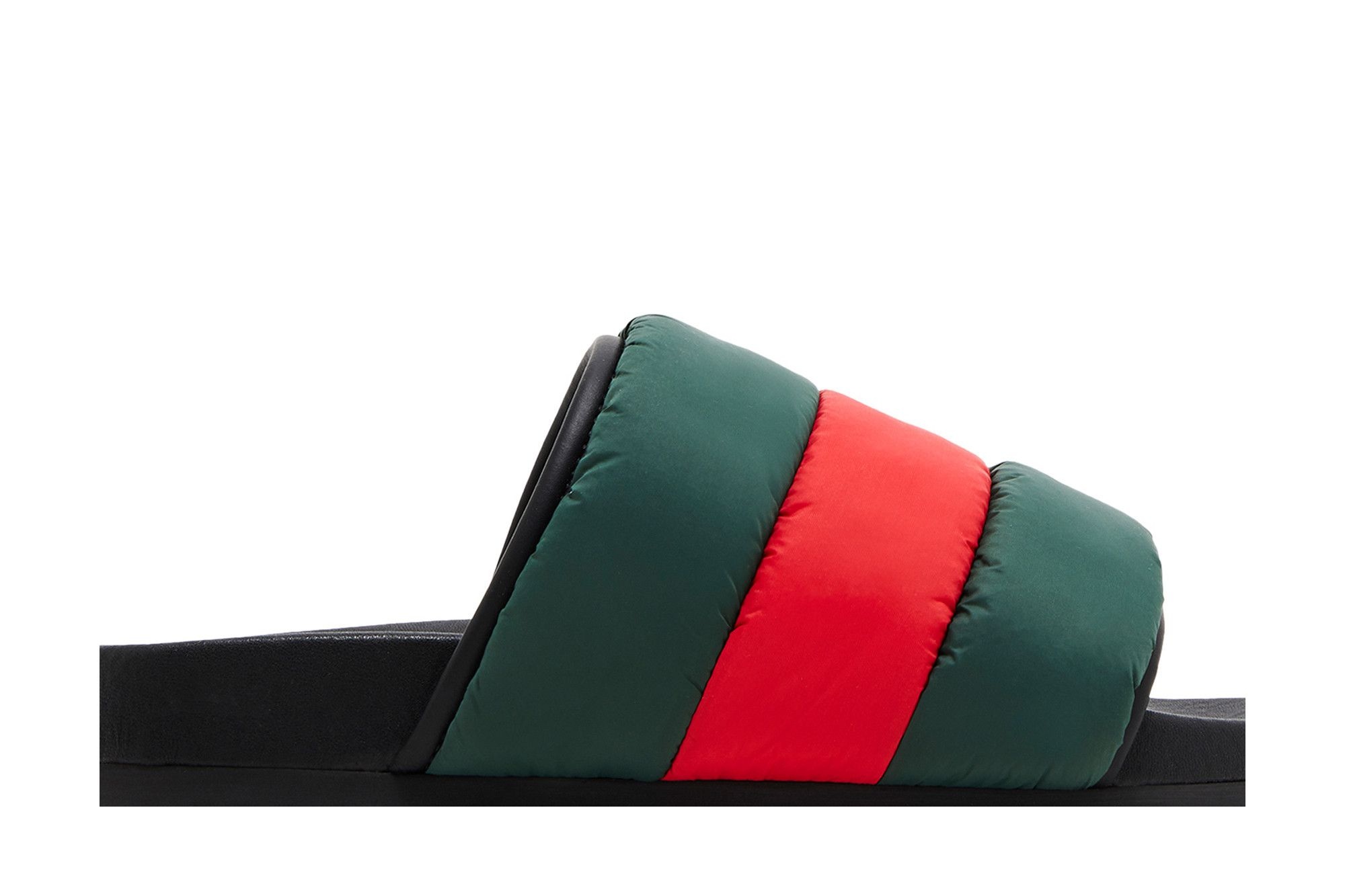 Gucci Wmns Padded Web Slide Sandal 'Green Red'