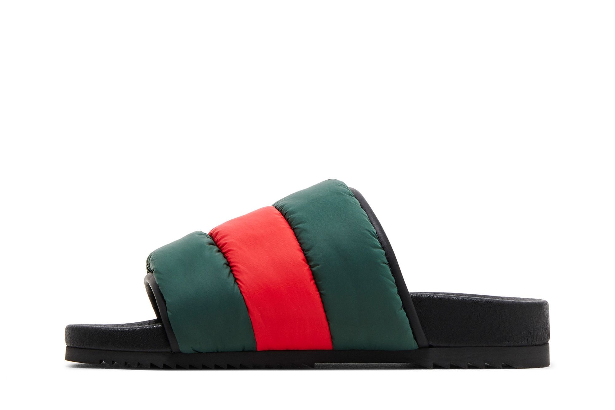 Gucci Wmns Padded Web Slide Sandal 'Green Red'
