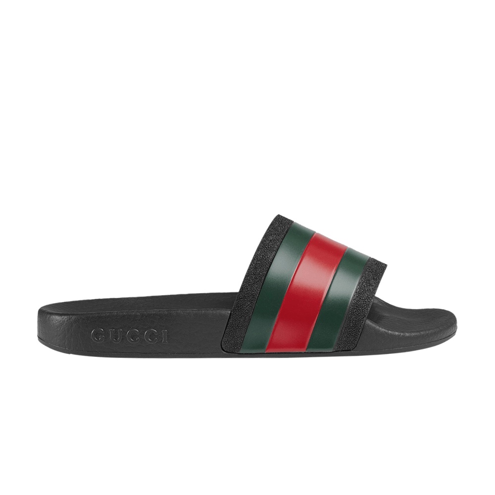 Gucci Pursuit '72 Rubber Slide Kids 'Black'