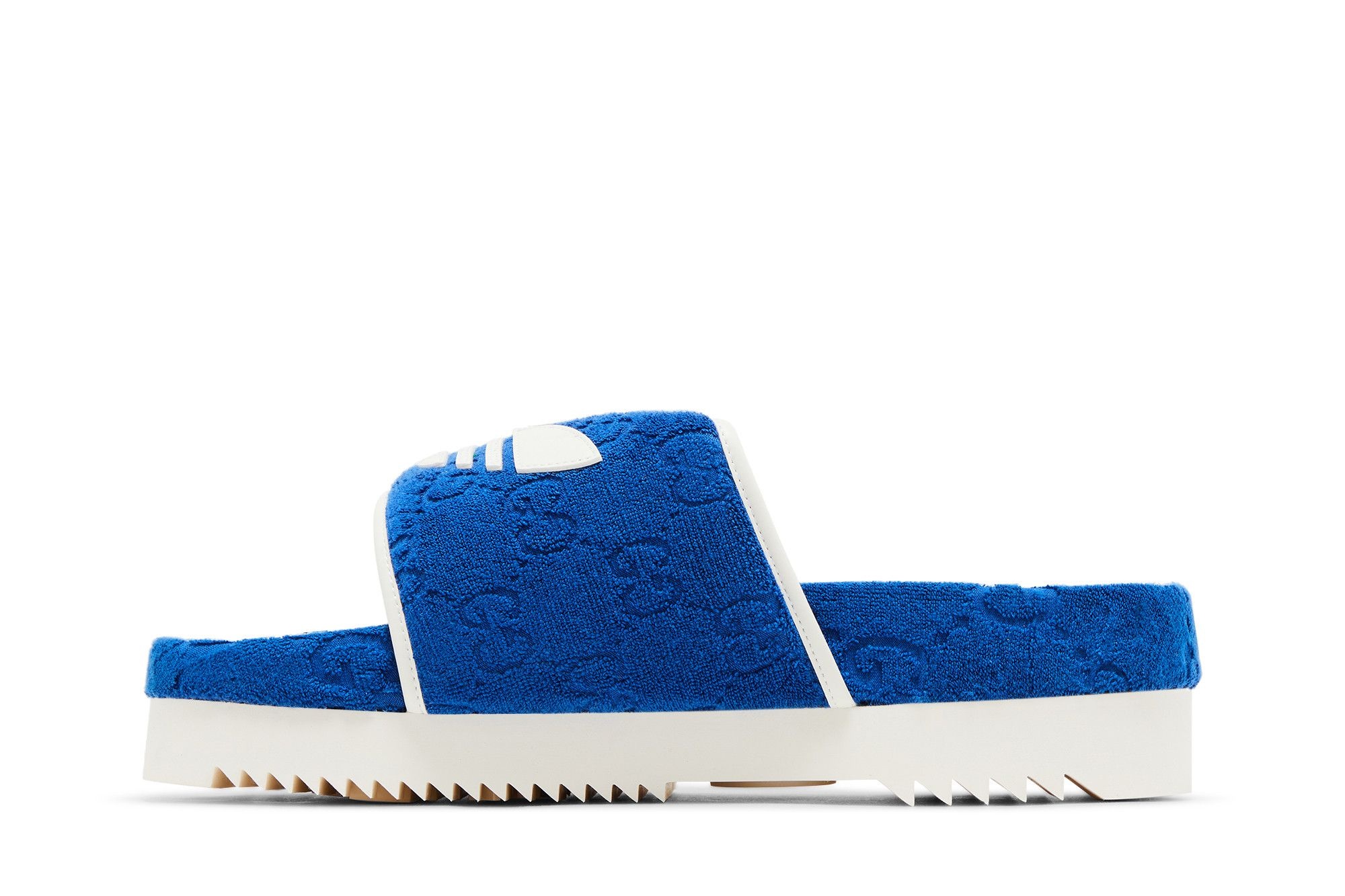 Adidas x Gucci GG Platform Sandal 'Blue Cotton Sponge'