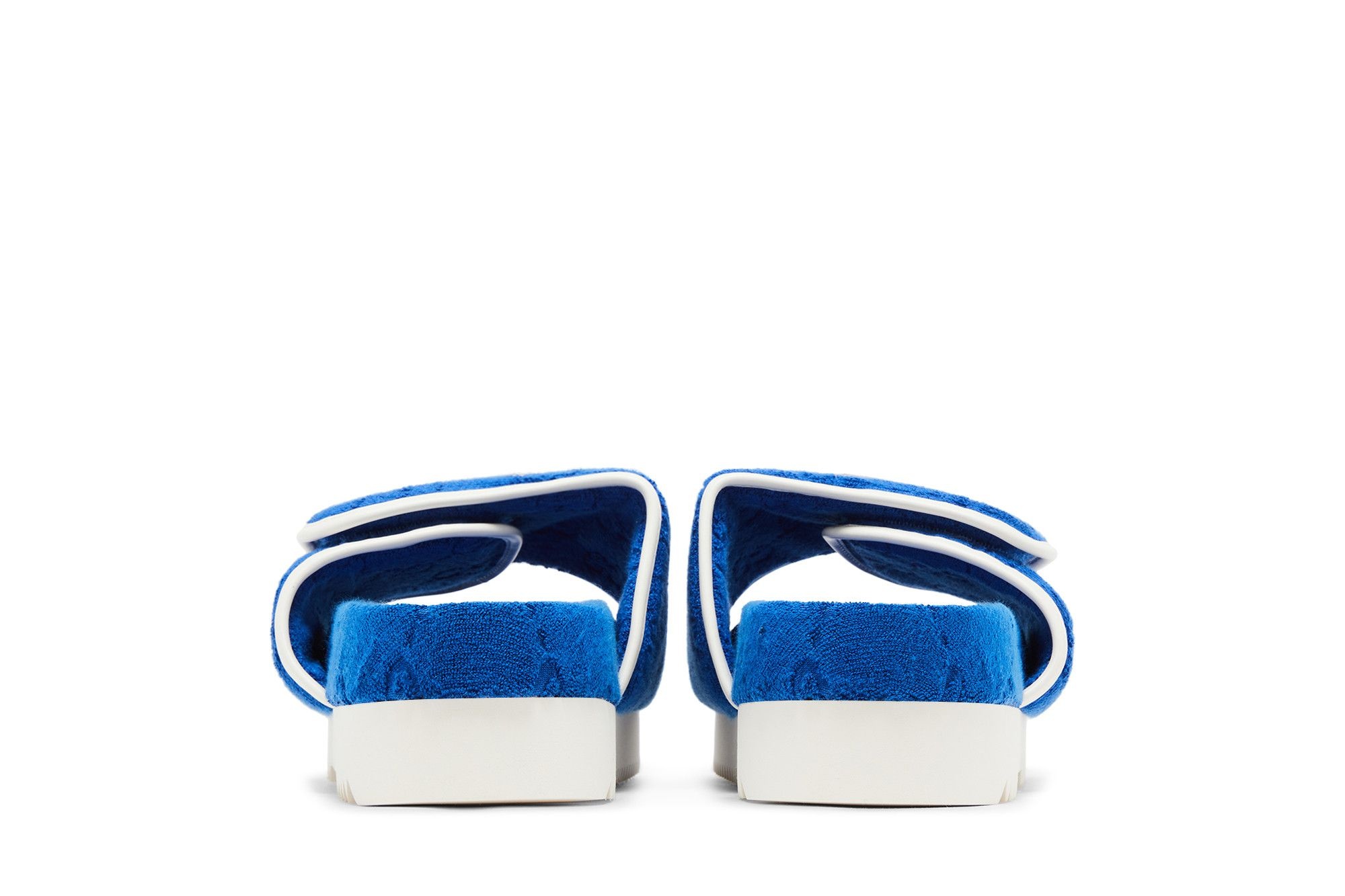 Adidas x Gucci GG Platform Sandal 'Blue Cotton Sponge'
