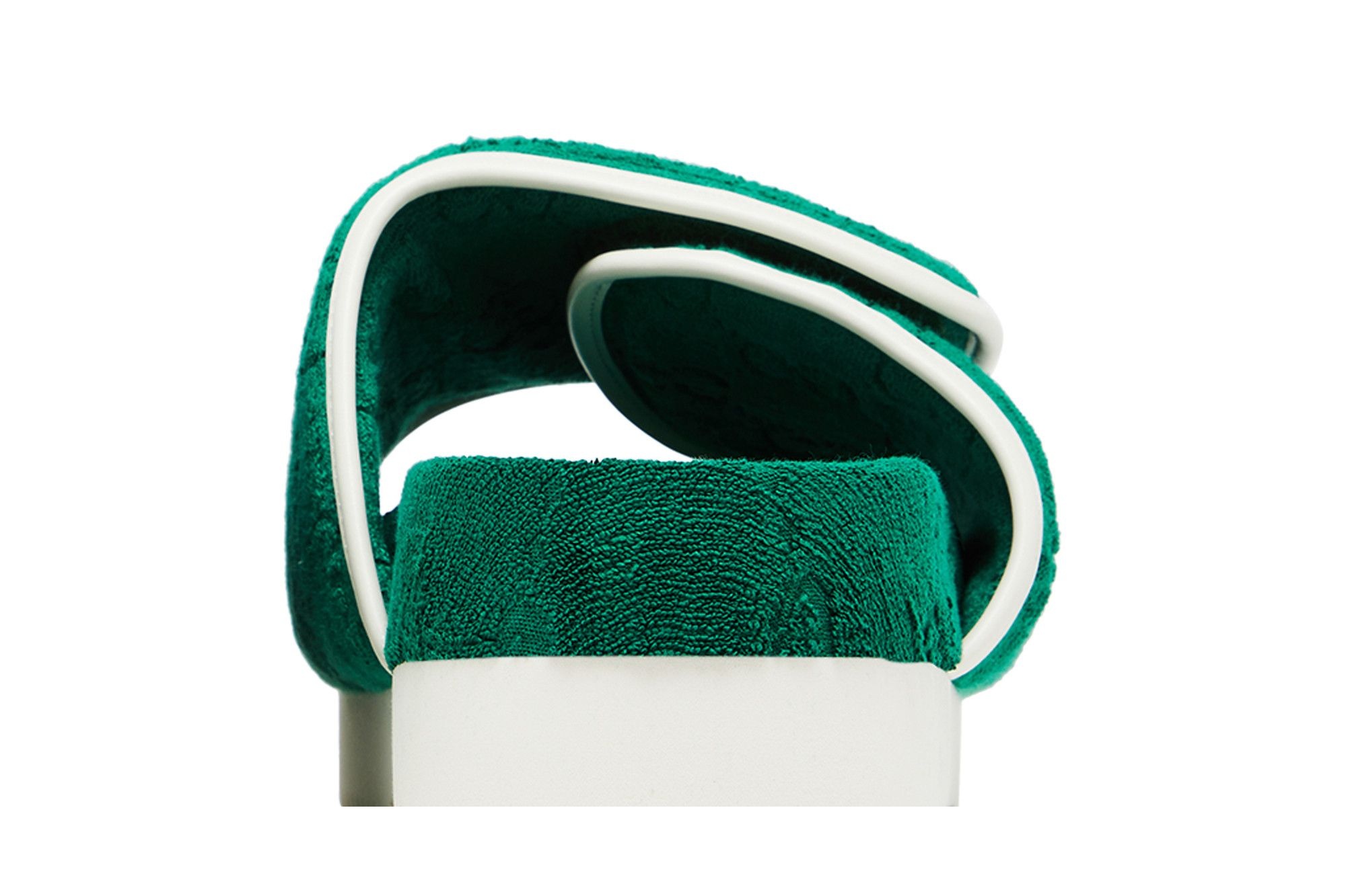 Adidas x Gucci GG Platform Sandal 'Green Cotton Sponge'