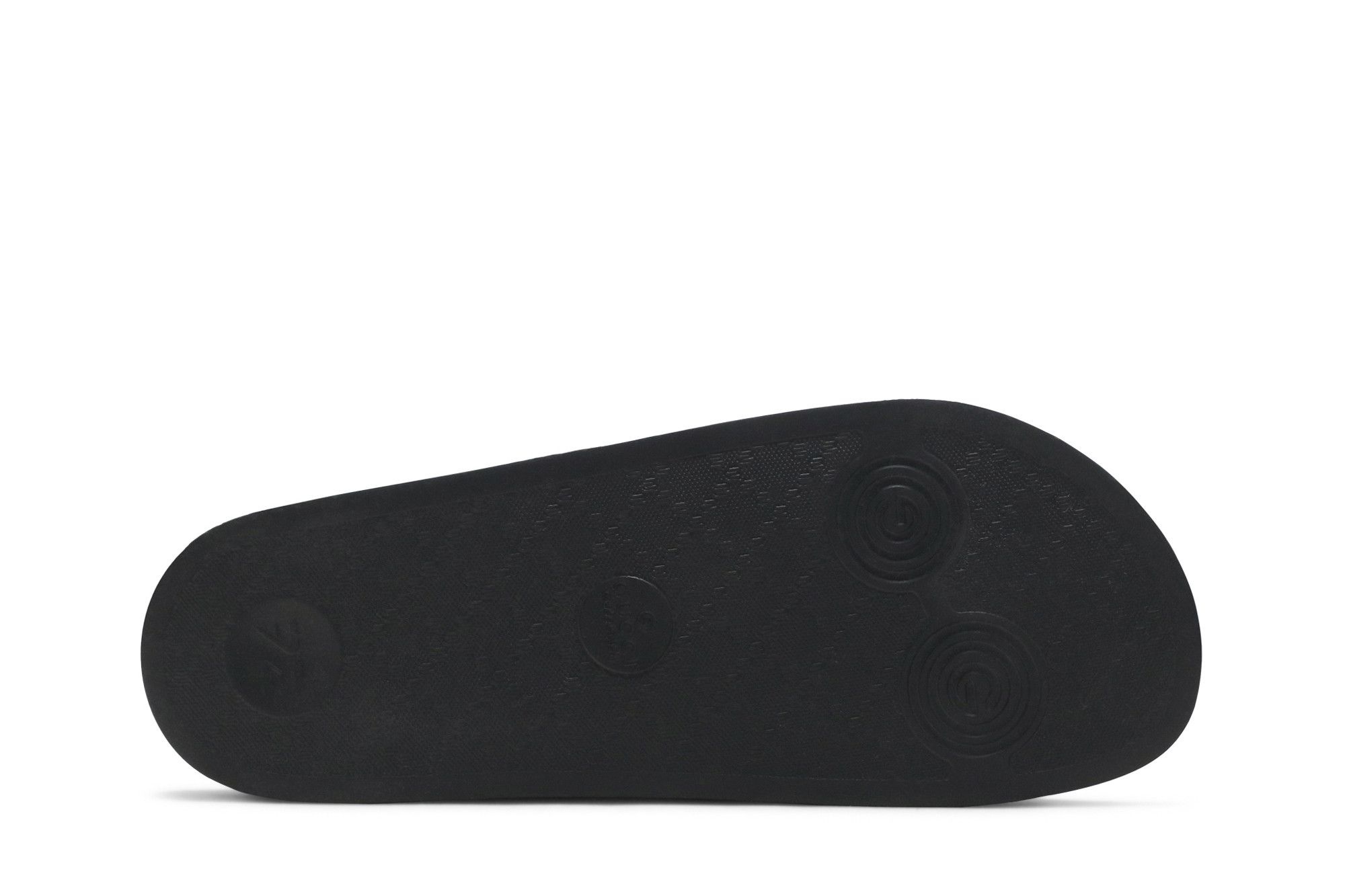 Gucci Logo Rubber Slide 'Black'