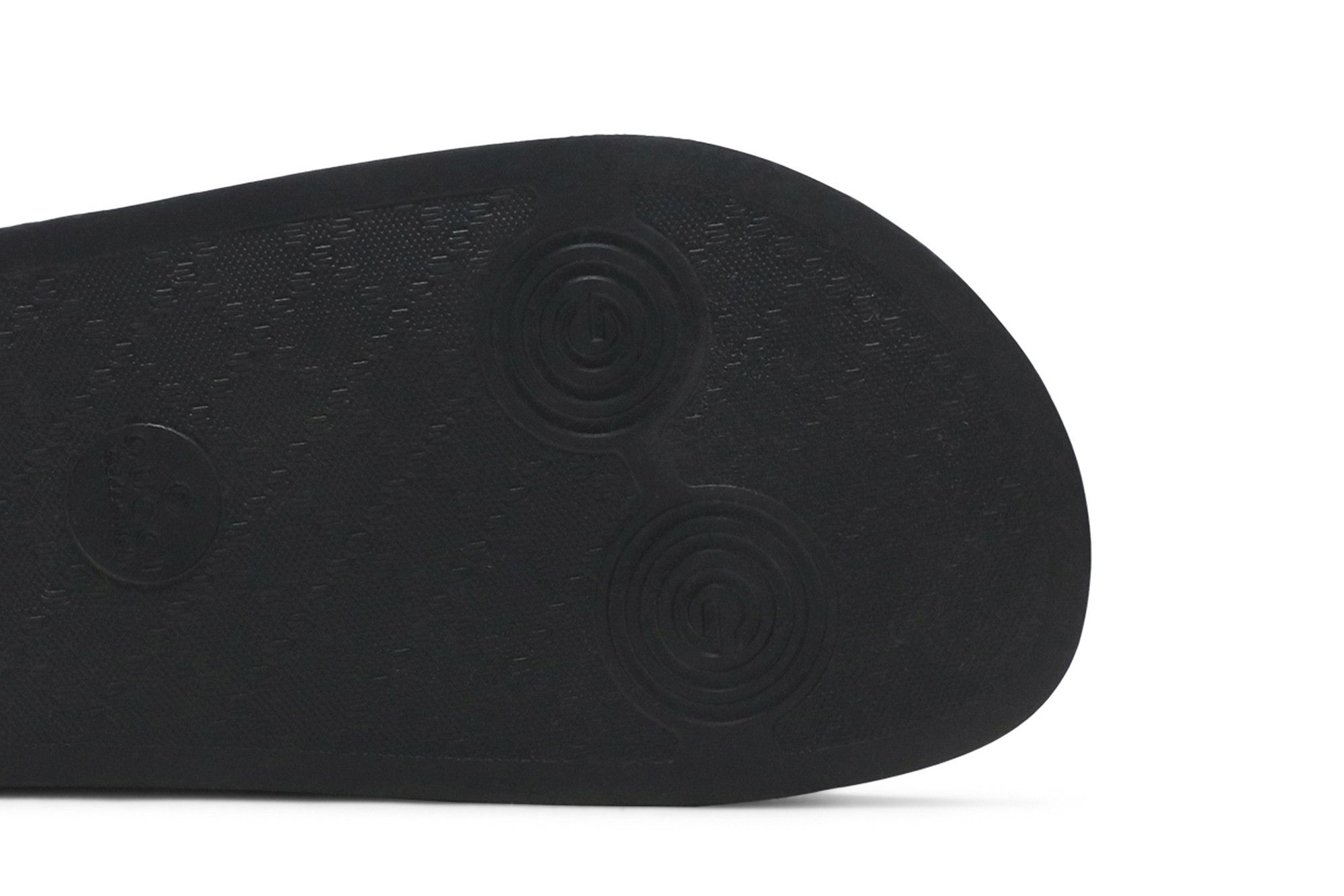 Gucci Logo Rubber Slide 'Black'