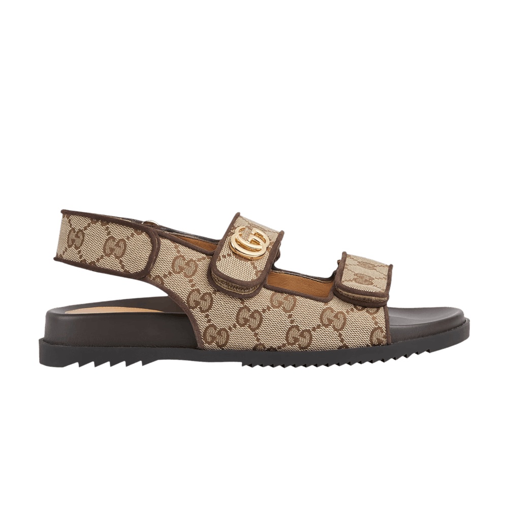 Gucci Wmns Double G Sandal 'Beige Ebony'