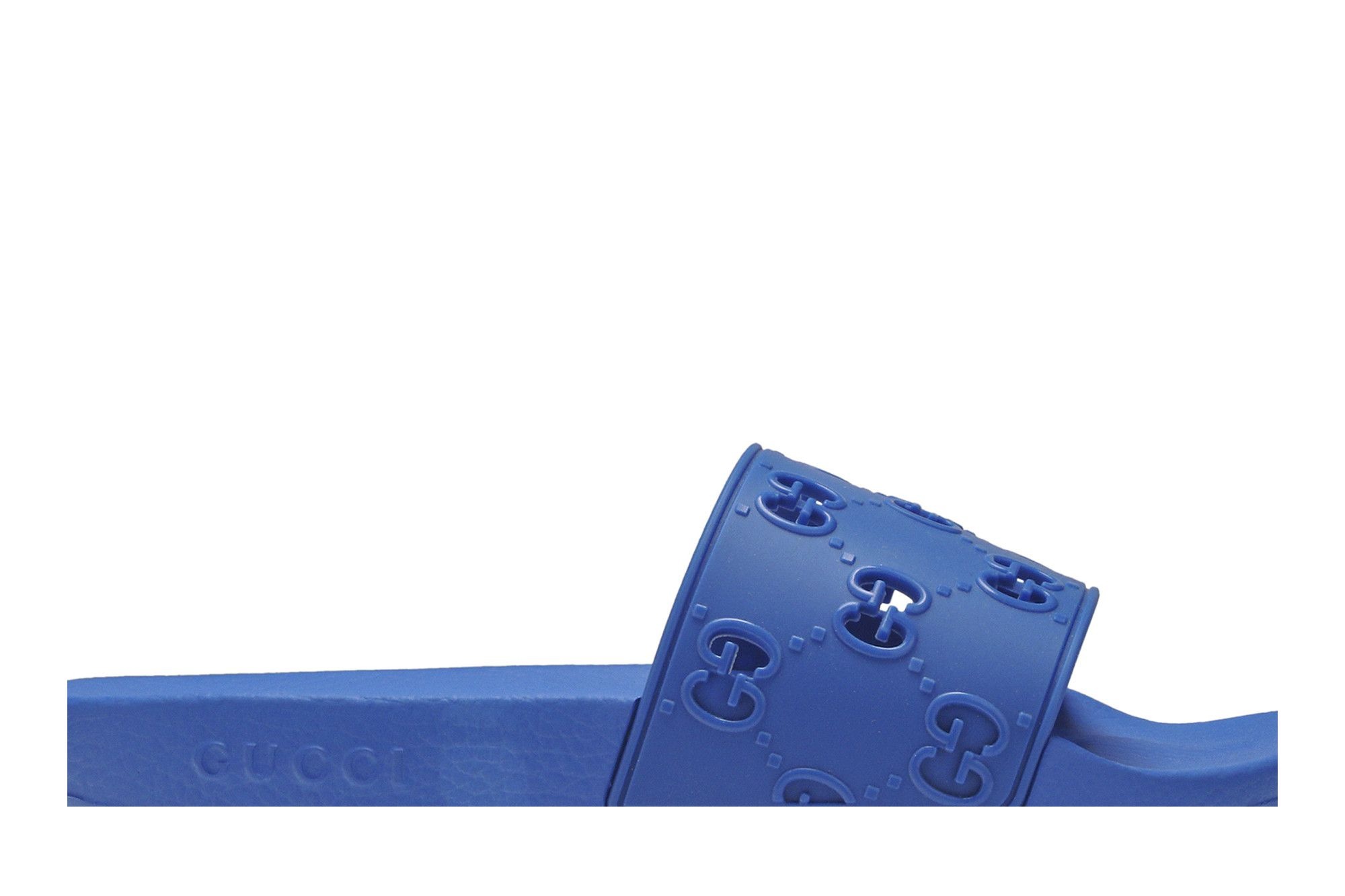 Gucci GG Rubber Slide 'Blue'
