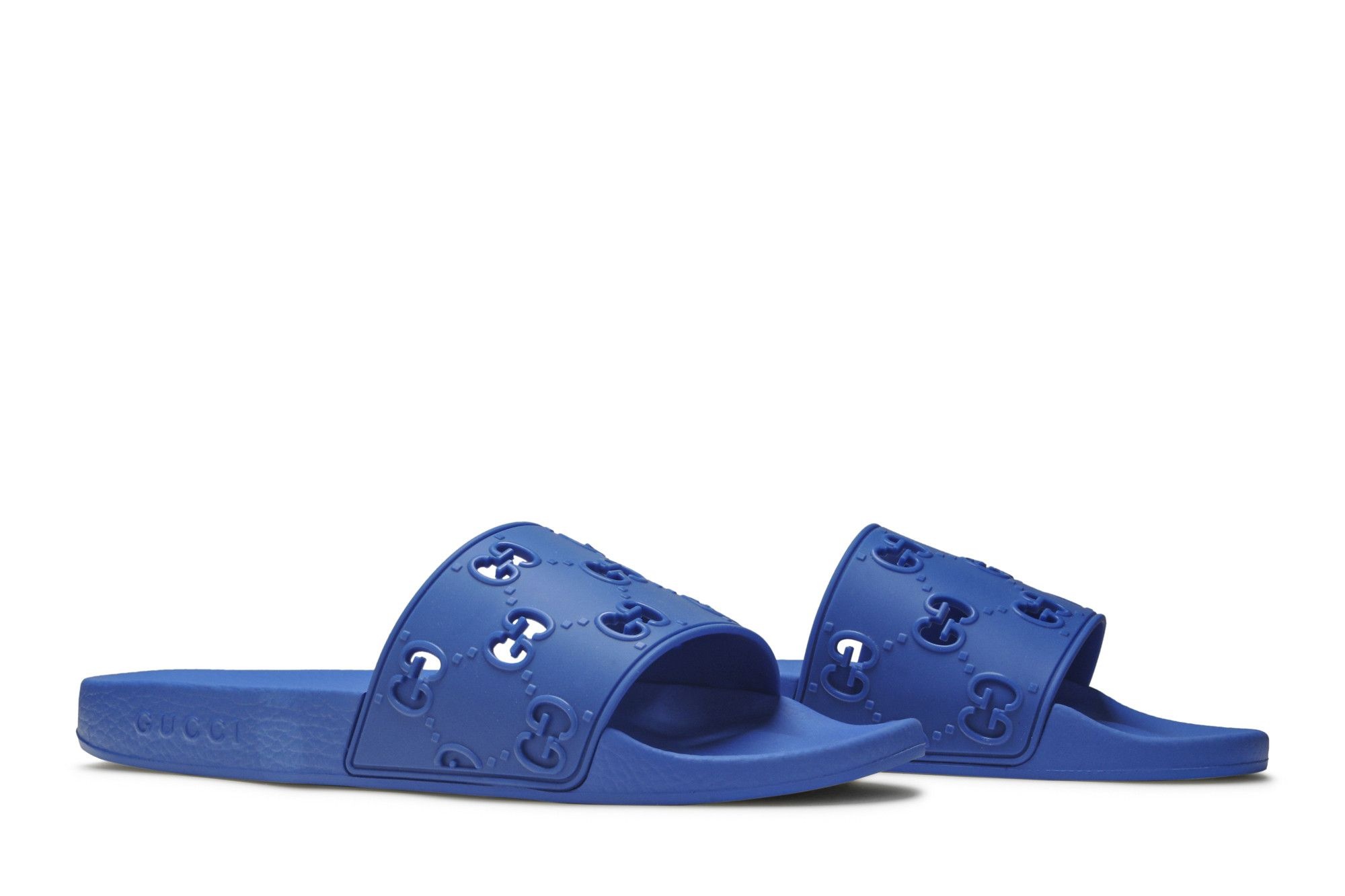 Gucci GG Rubber Slide 'Blue'