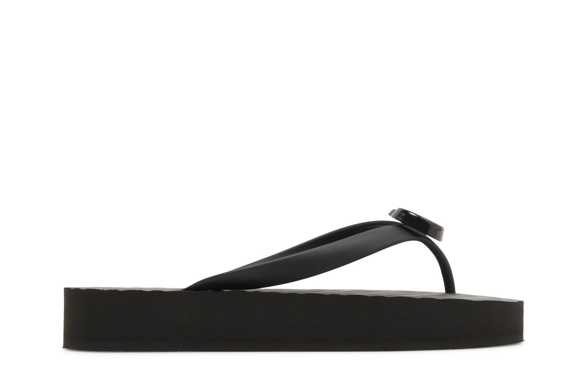 Gucci Wmns Chevron Thong Sandal 'Black'