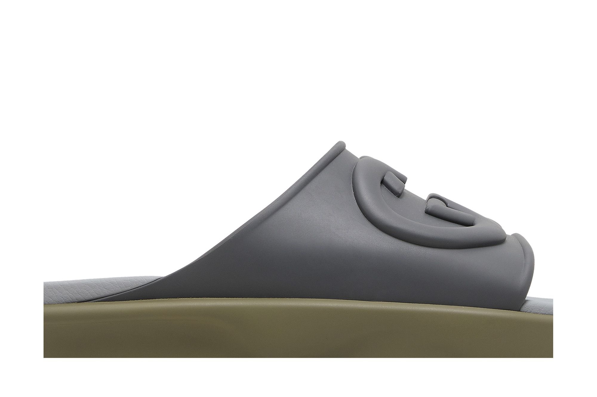 Gucci Sandal 'Interlocking G - Dark Grey Khaki'