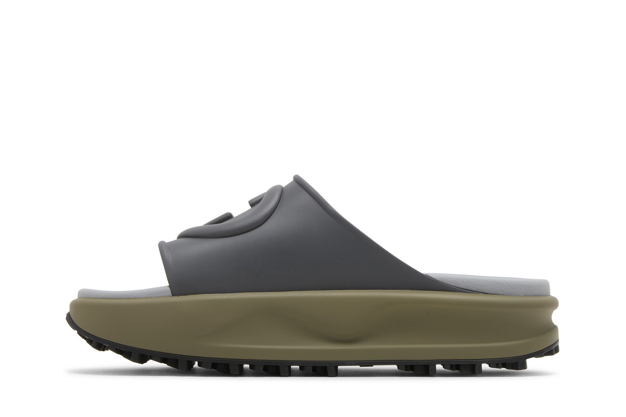 Gucci Sandal 'Interlocking G - Dark Grey Khaki'