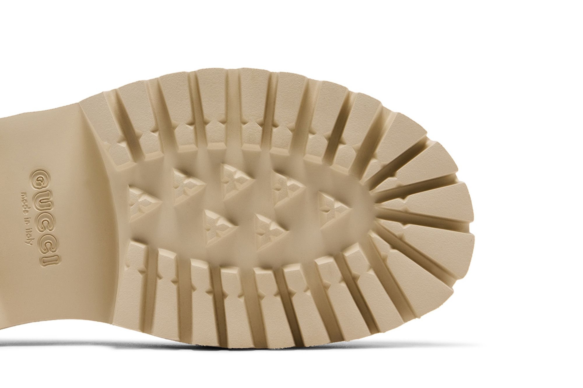 Gucci Wmns Platform Perforated G Sandal 'White Rubber'