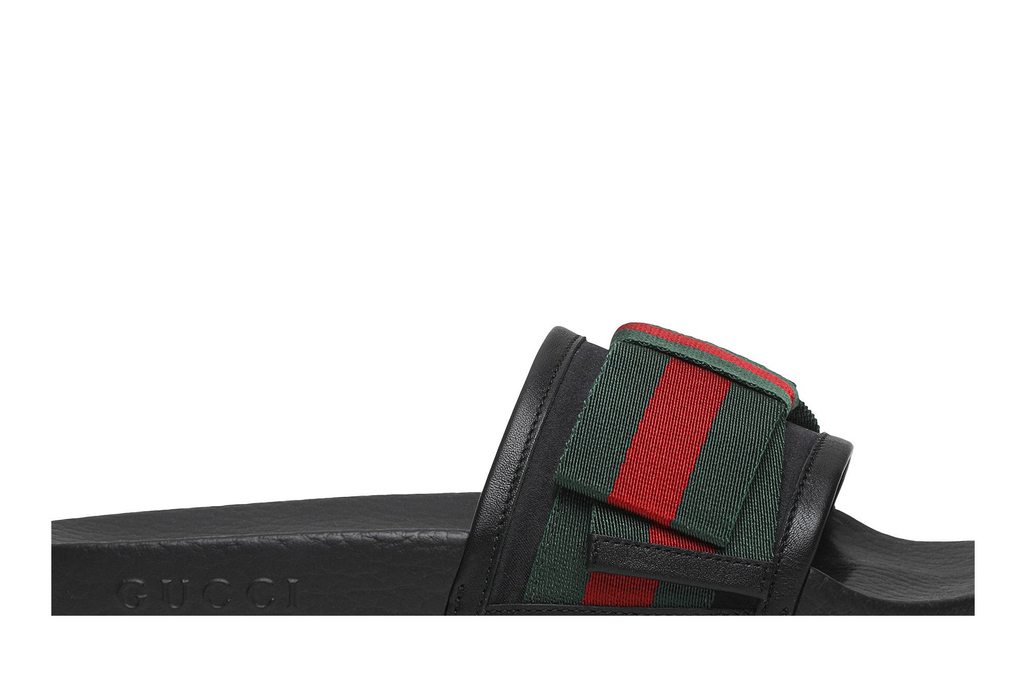 Gucci Wmns Satin Slide 'Web Bow'
