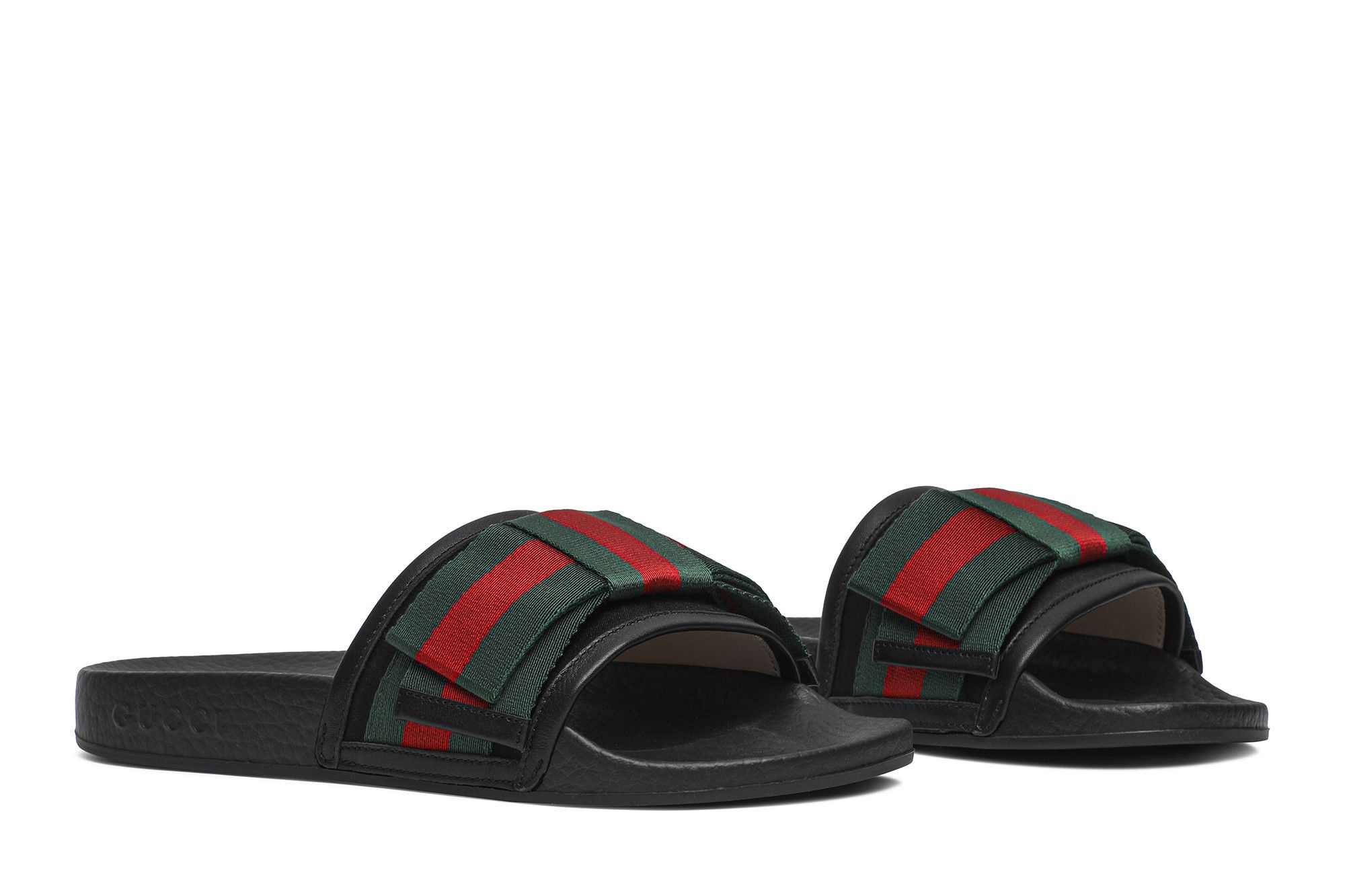 Gucci Wmns Satin Slide 'Web Bow'