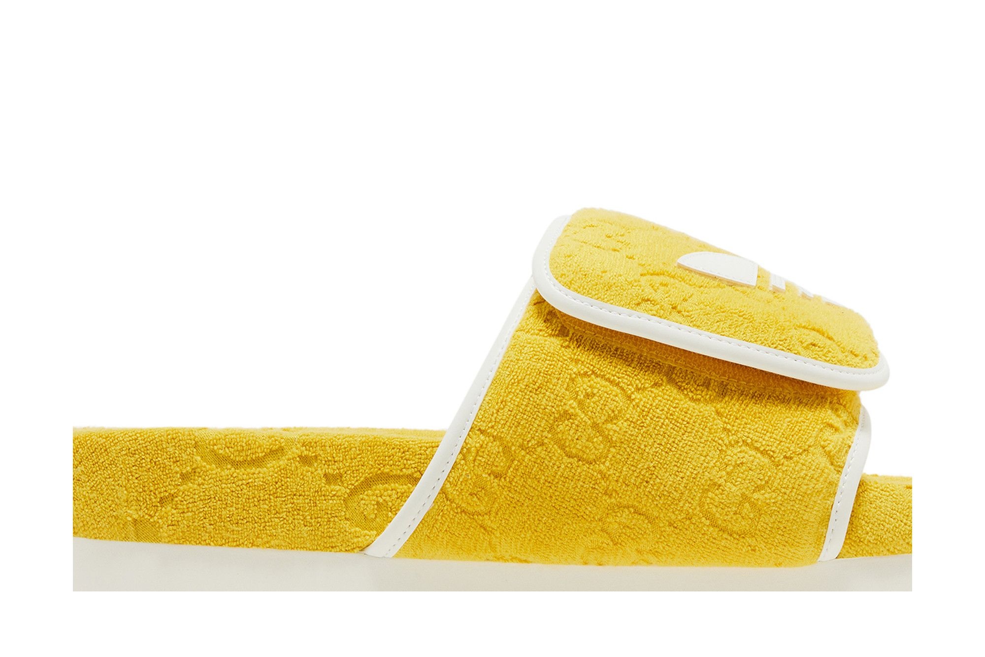 Adidas x Gucci GG Platform Sandal 'Yellow Cotton Sponge'