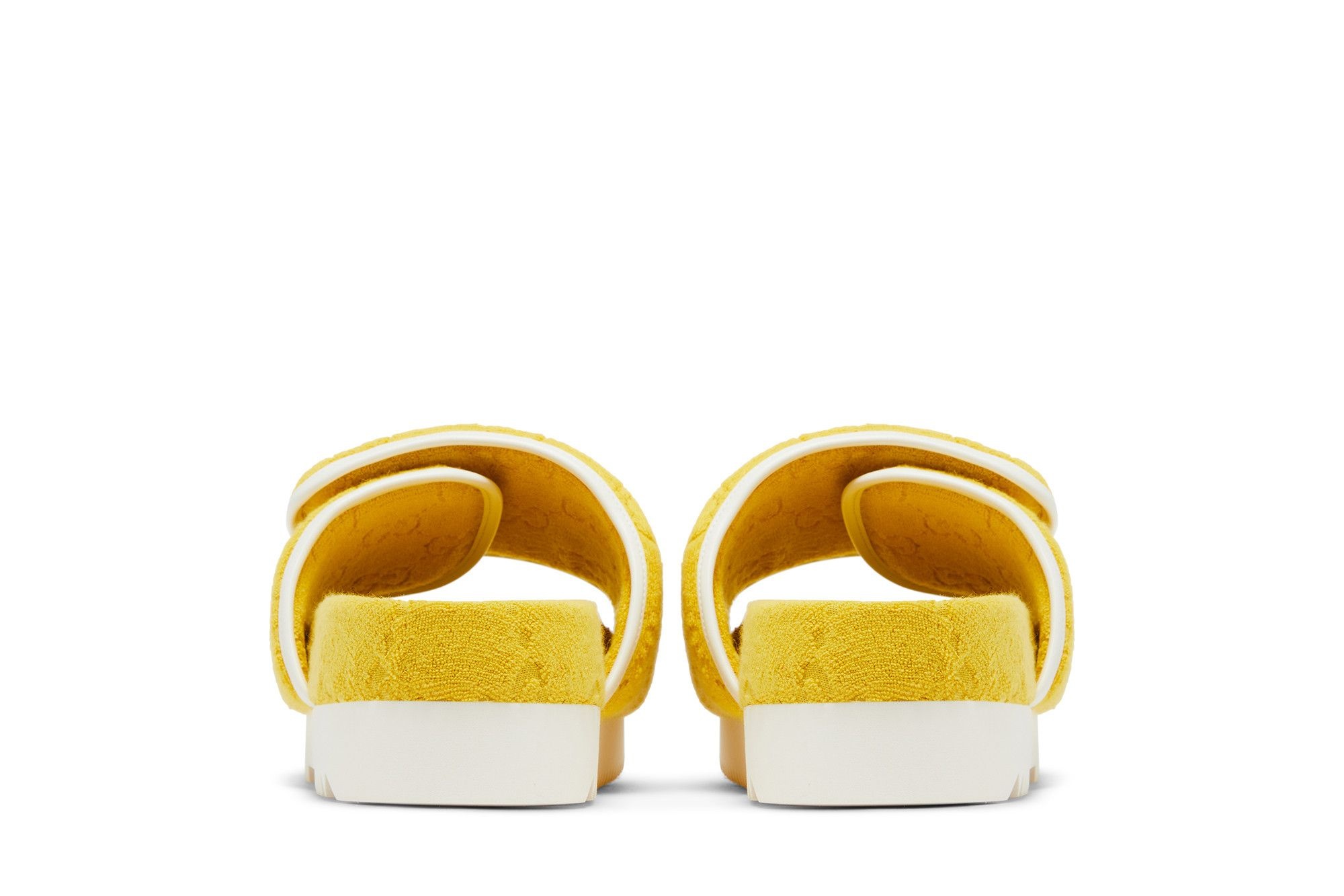 Adidas x Gucci GG Platform Sandal 'Yellow Cotton Sponge'