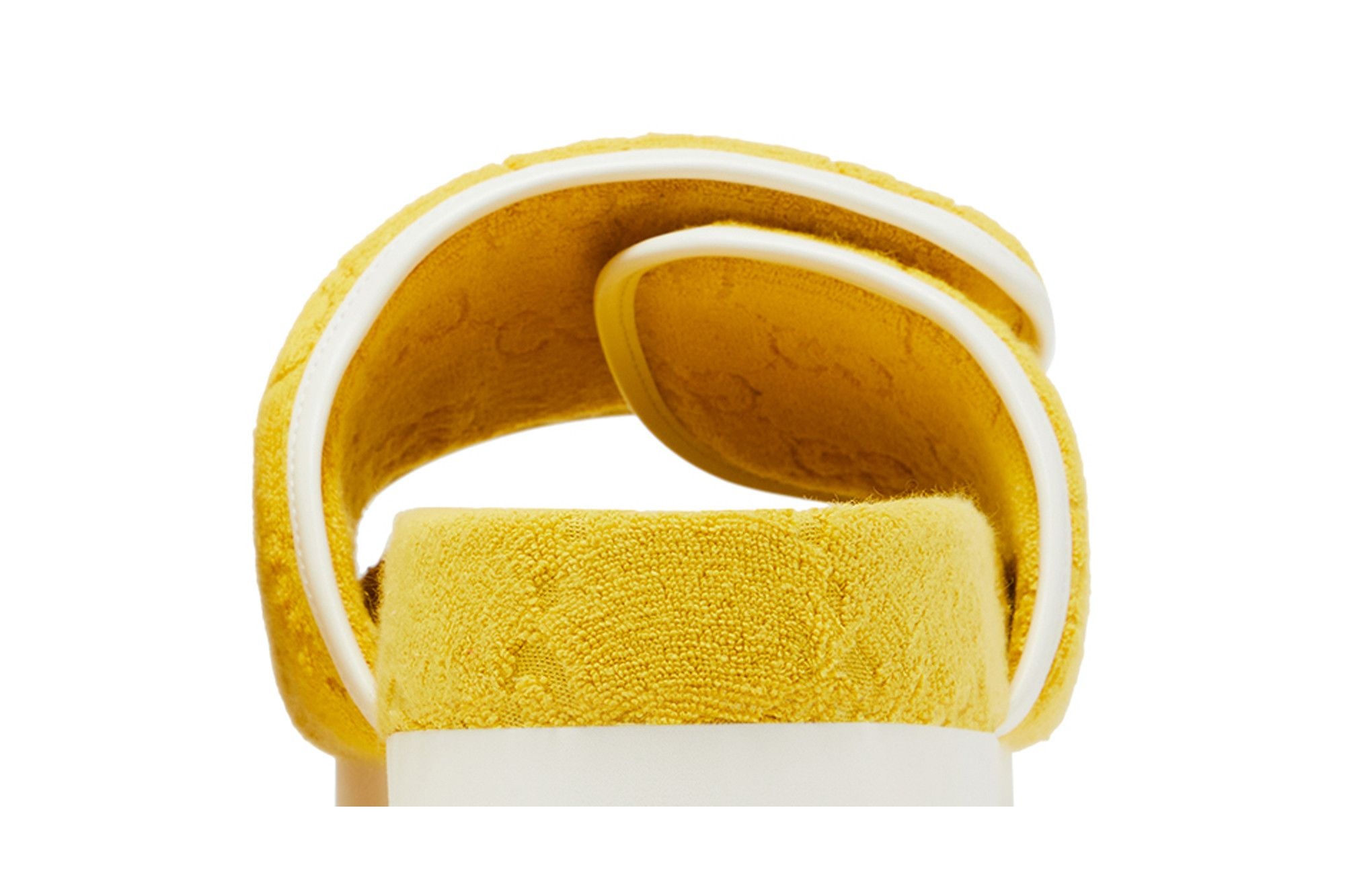 Adidas x Gucci GG Platform Sandal 'Yellow Cotton Sponge'