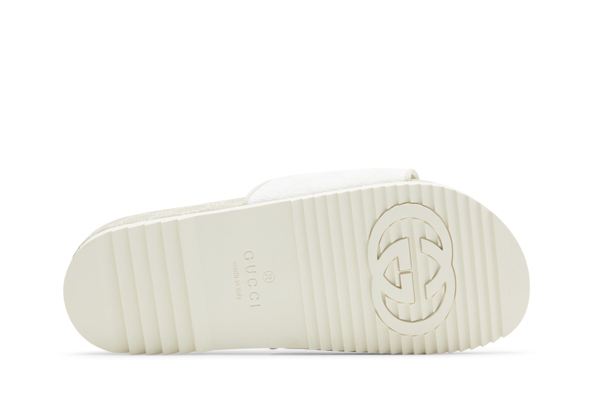 Gucci GG Supreme Sandal 'White'