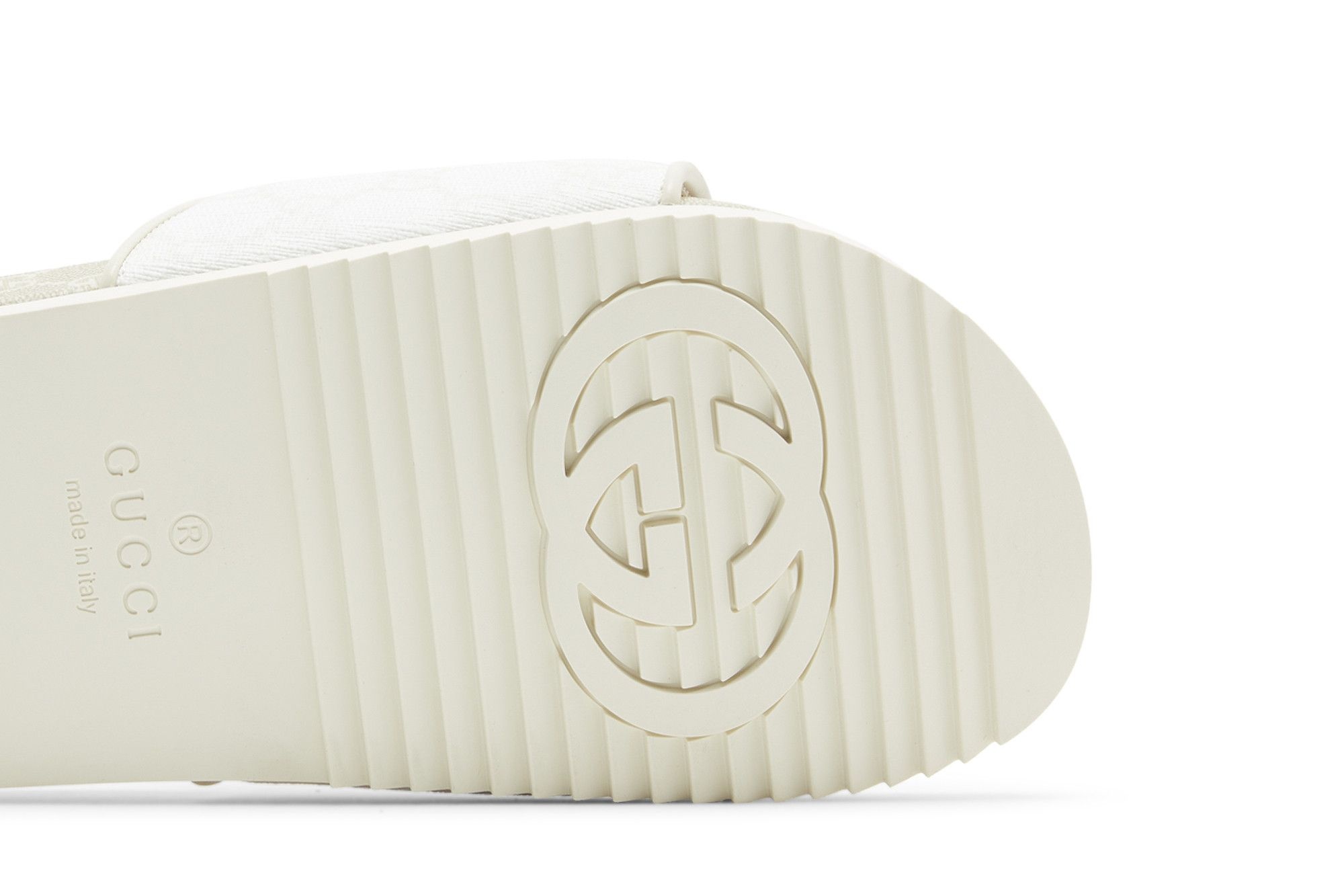 Gucci GG Supreme Sandal 'White'