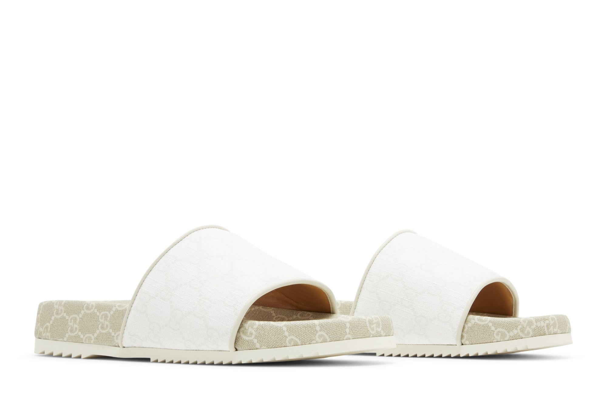 Gucci GG Supreme Sandal 'White'