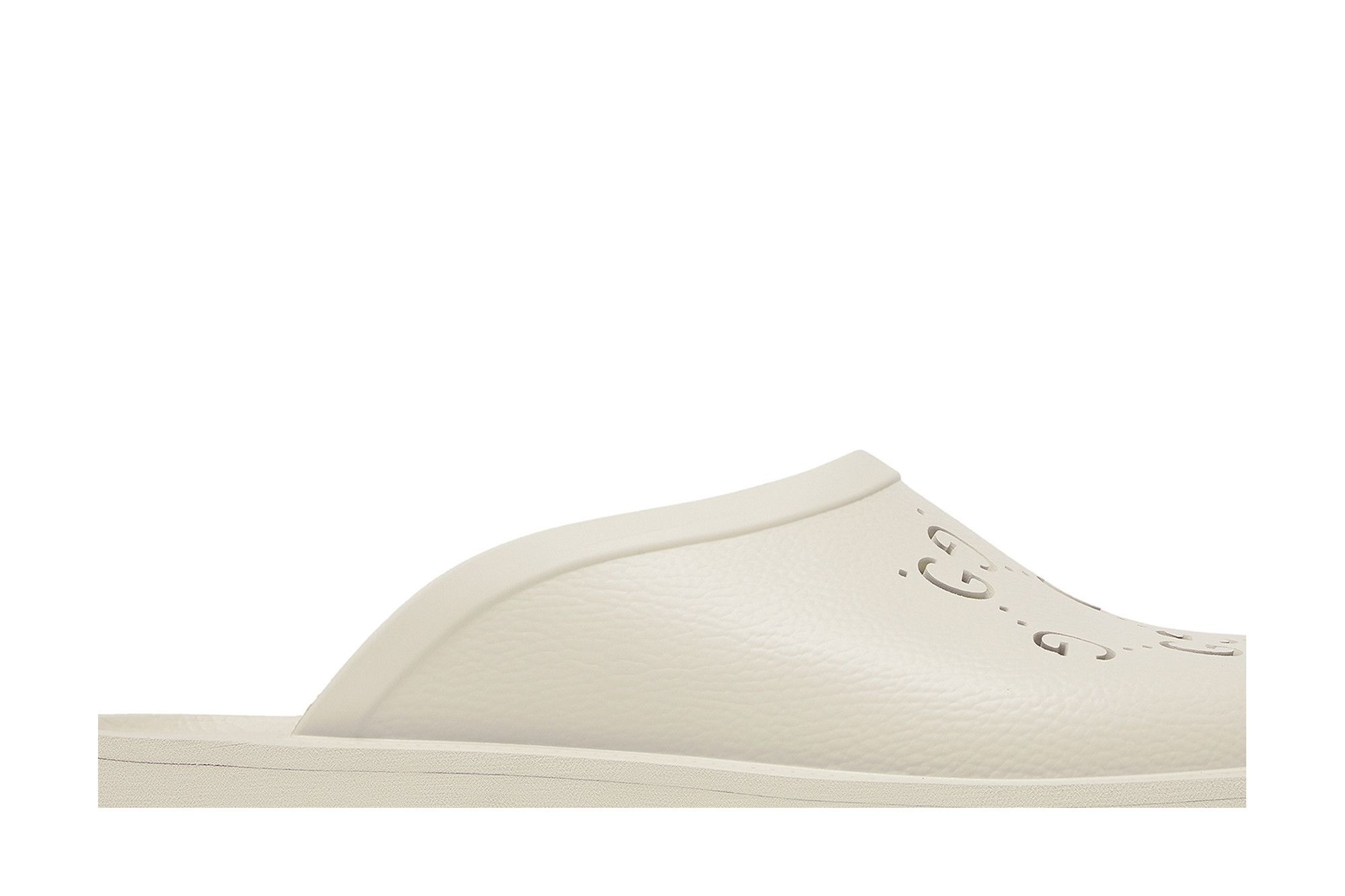Gucci Slip On Sandal 'Cut Out Monogram - Mystic White'