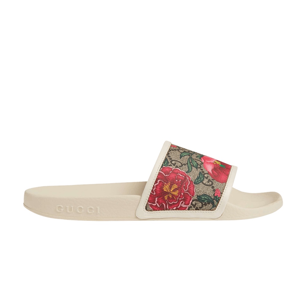 Gucci Wmns GG Slide 'Flora Print - Beige'