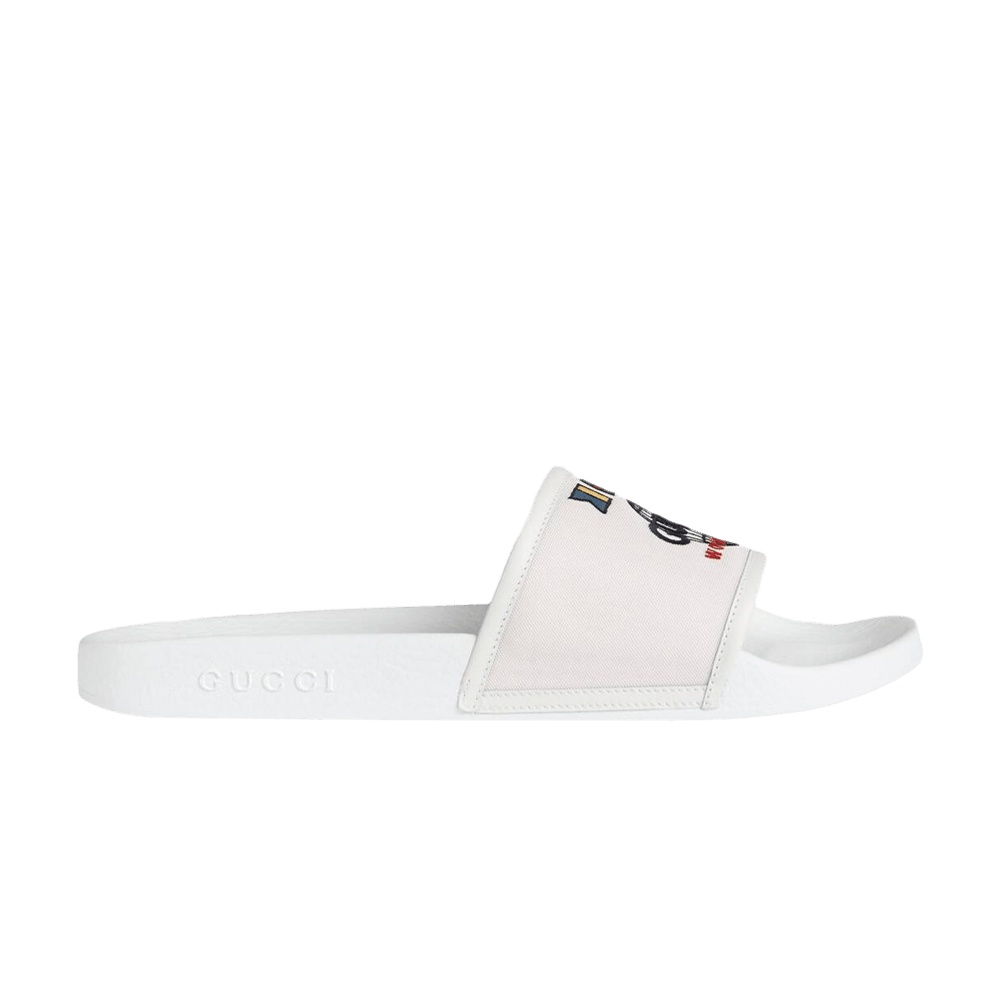 Gucci Slide 'Worldwide Flag - White'