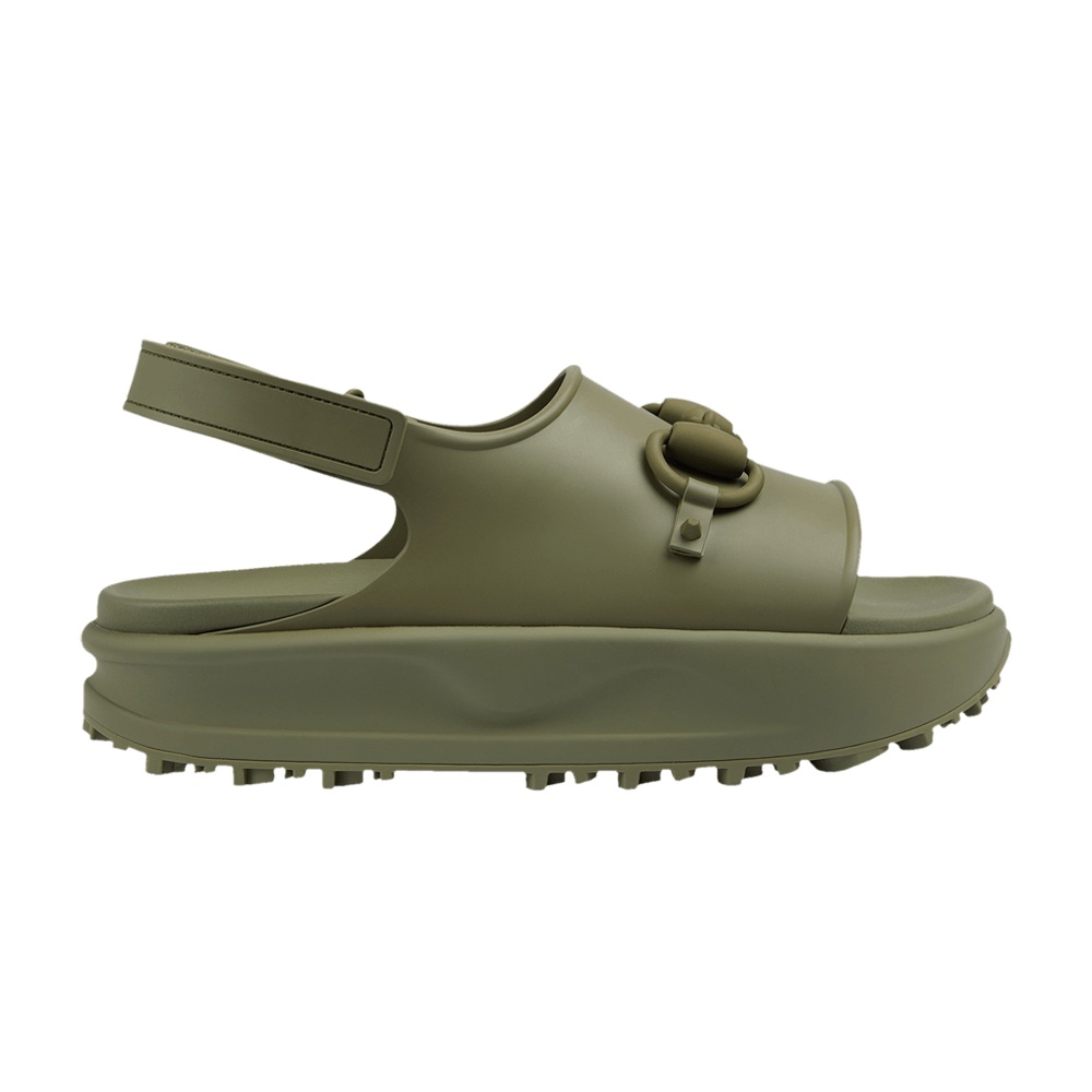 Gucci Horsebit Flatform Sandal 'Green'