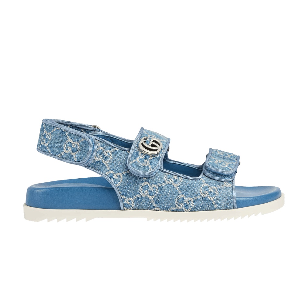 Gucci Wmns GG Sandal 'Light Blue Denim'