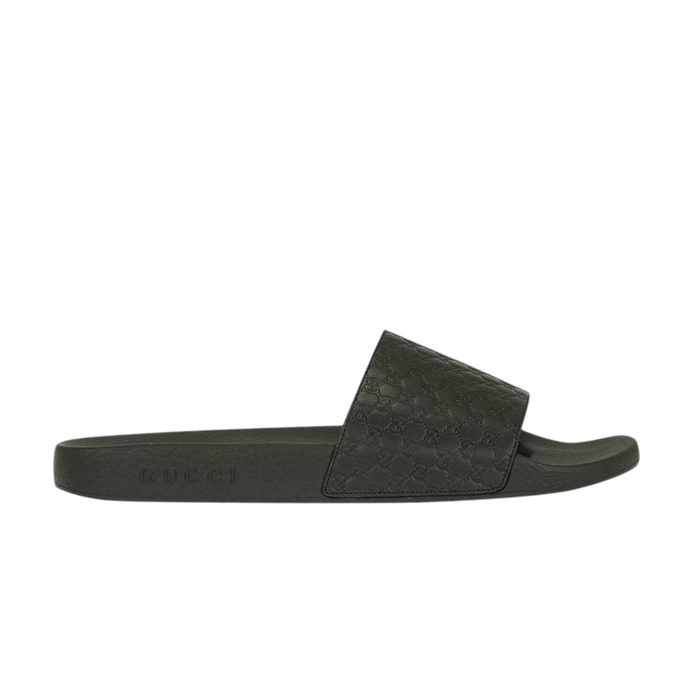 Gucci MicroGuccissima Slide 'Black'