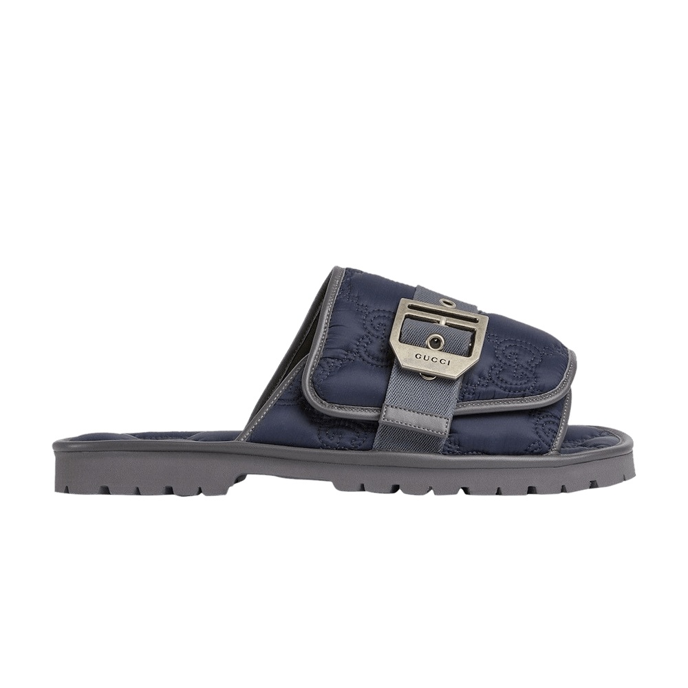 Gucci GG Slide Sandal 'Dark Blue'