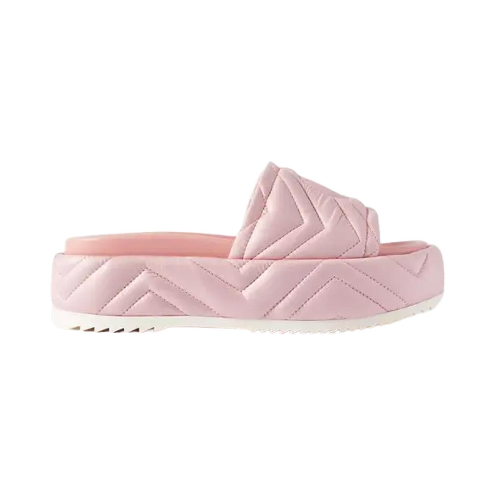 Gucci Wmns Angels Platform Sandal 'Light Pink'