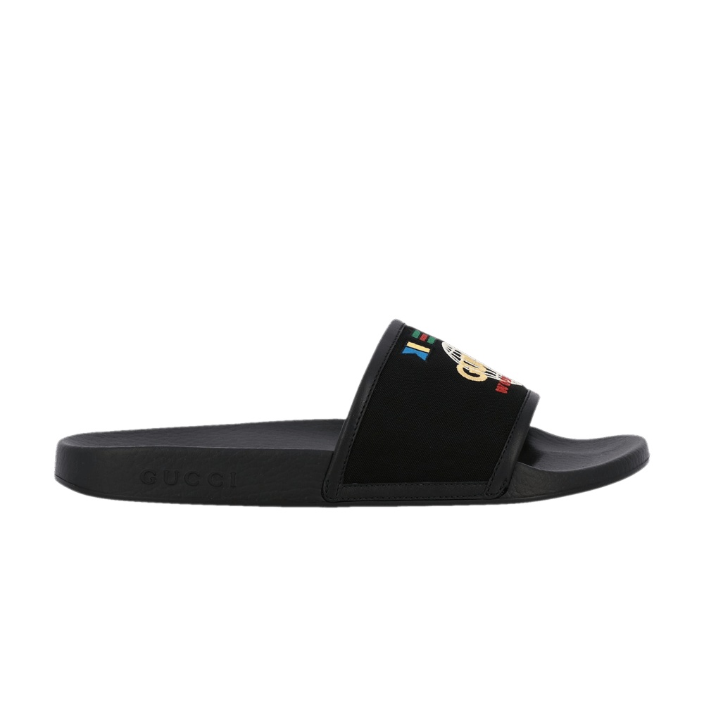 Gucci Slide 'Worldwide Flag - Black'