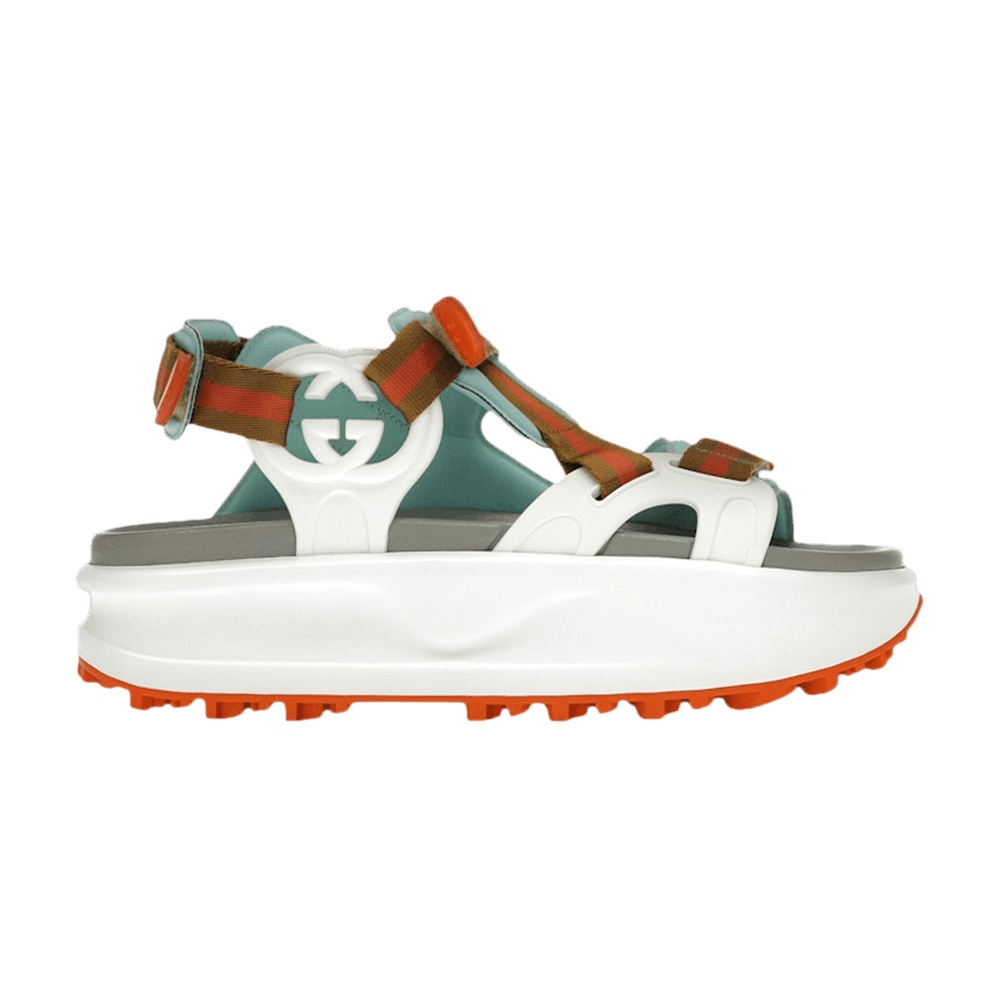 Gucci Wmns Platform Sandal 'Color Block - White Blue Orange'