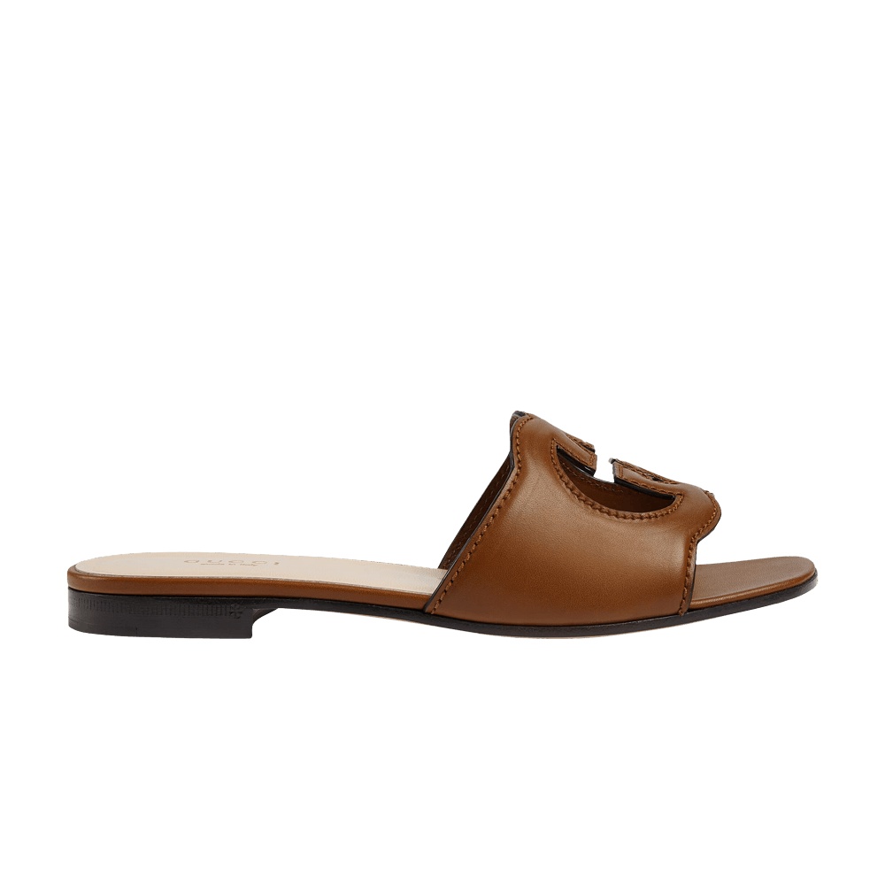 Gucci Wmns Interlocking G Cut-Out Slide Sandal 'Cuir'