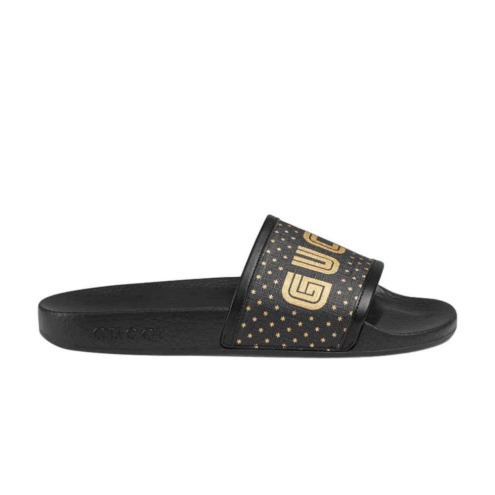Gucci Wmns Guccy Slide 'Black Gold'