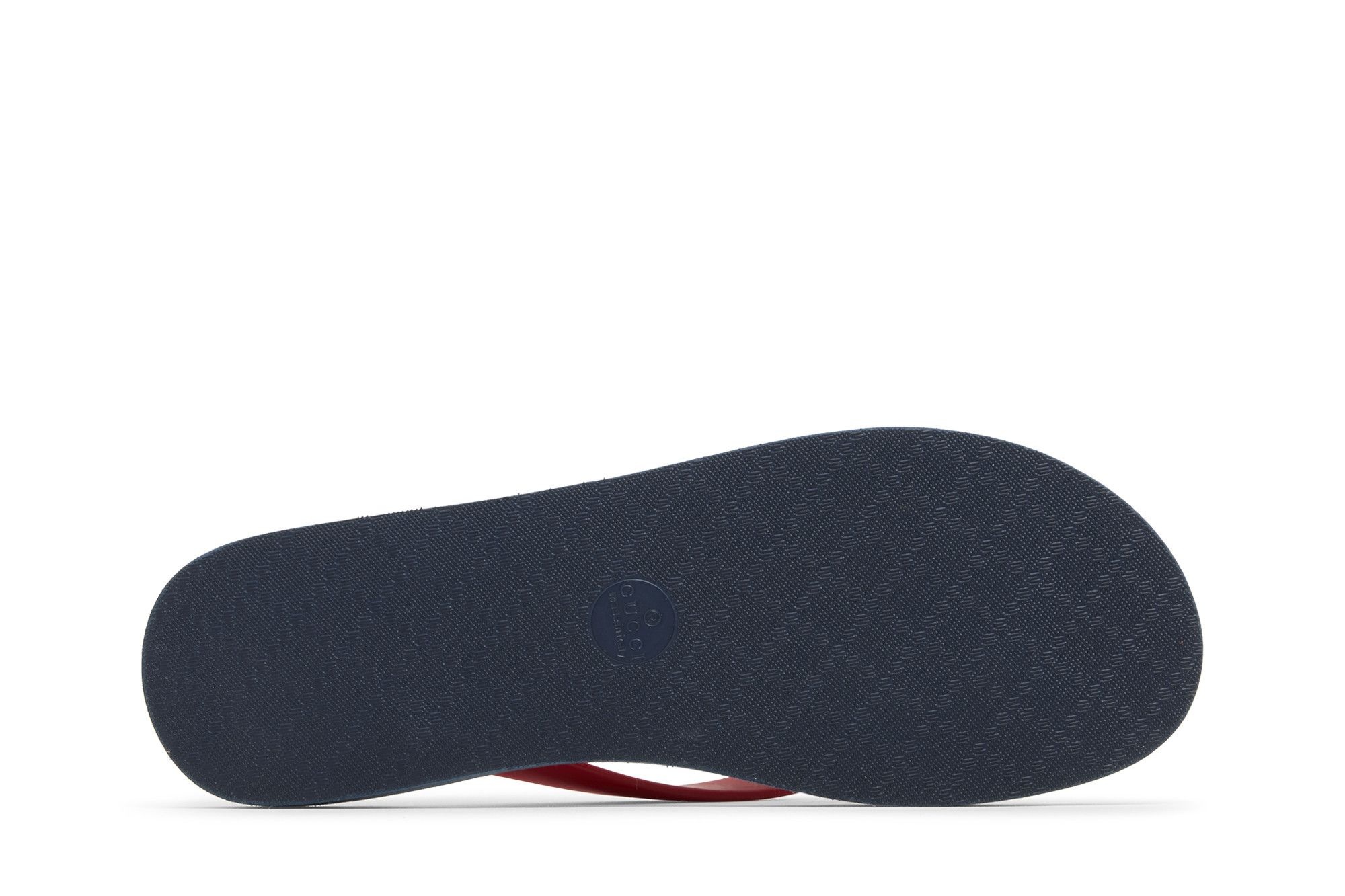 Gucci Thong Sandal 'Blue Chevron Red Resin'