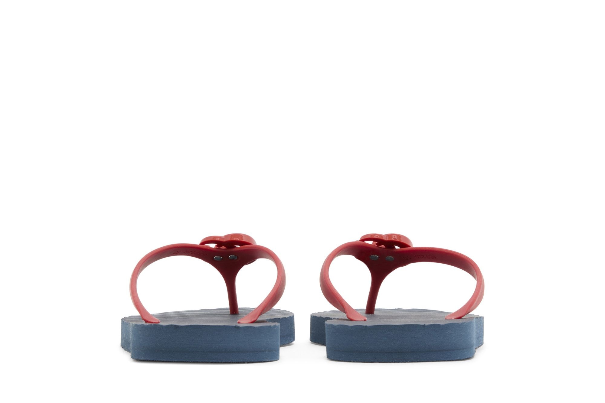 Gucci Thong Sandal 'Blue Chevron Red Resin'