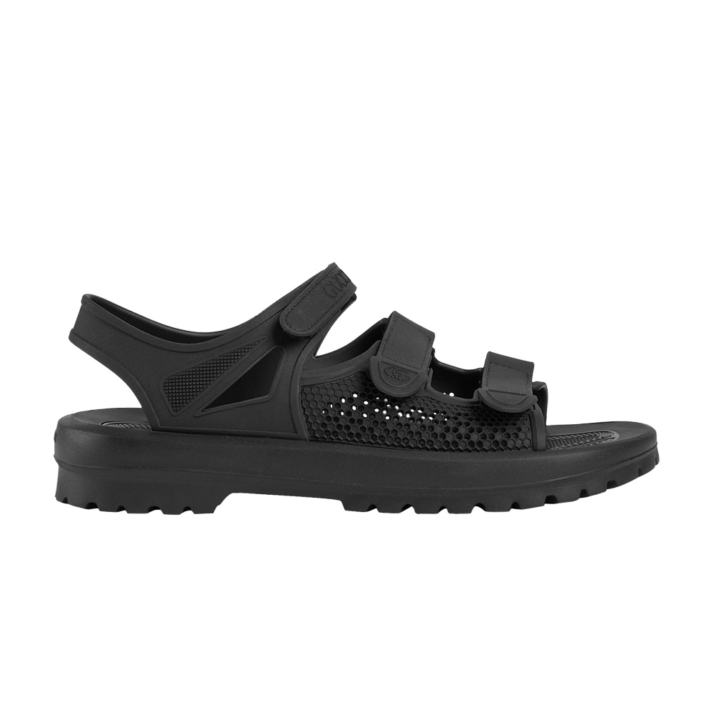 Gucci Velcro Sandal 'Black Honeycomb'