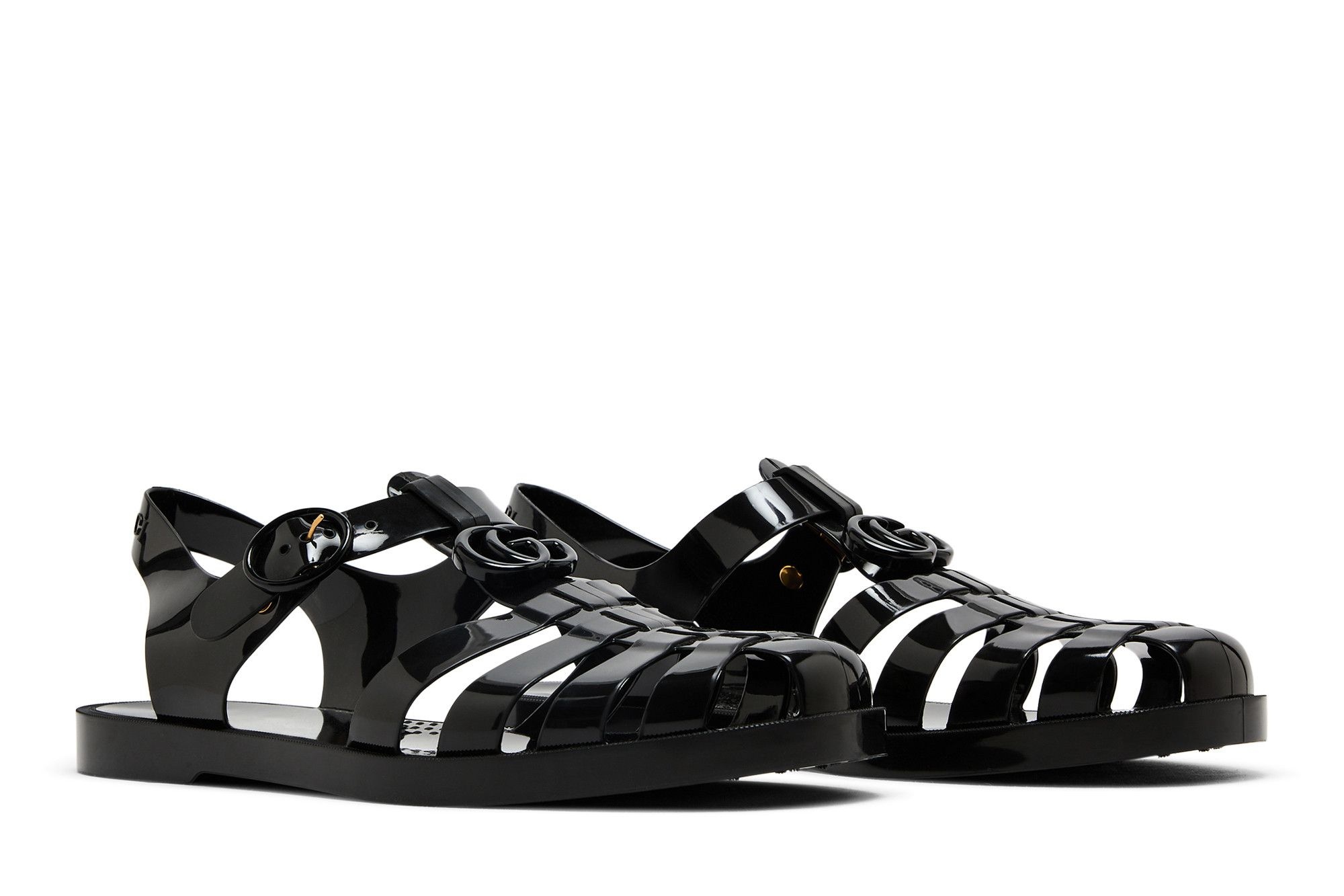 Gucci GG Fisherman Sandal 'Black'