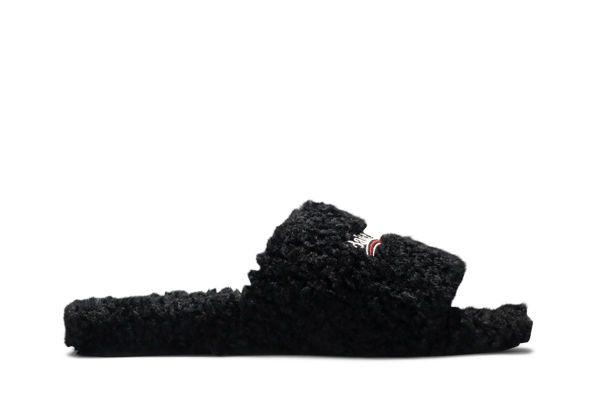 Balenciaga Furry Slides 'Black'
