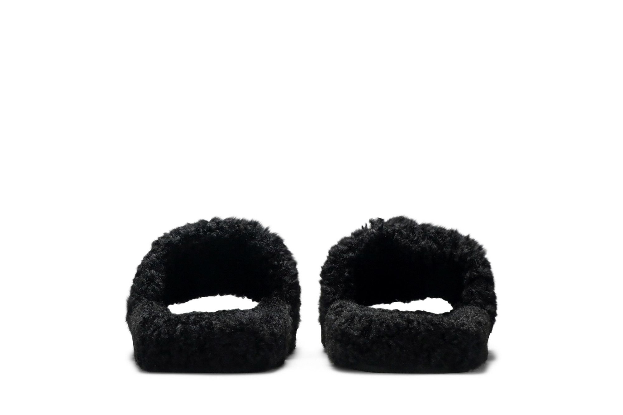 Balenciaga Furry Slides 'Black'