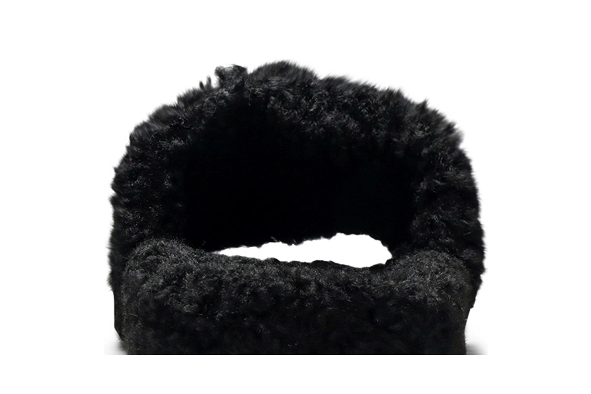 Balenciaga Furry Slides 'Black'
