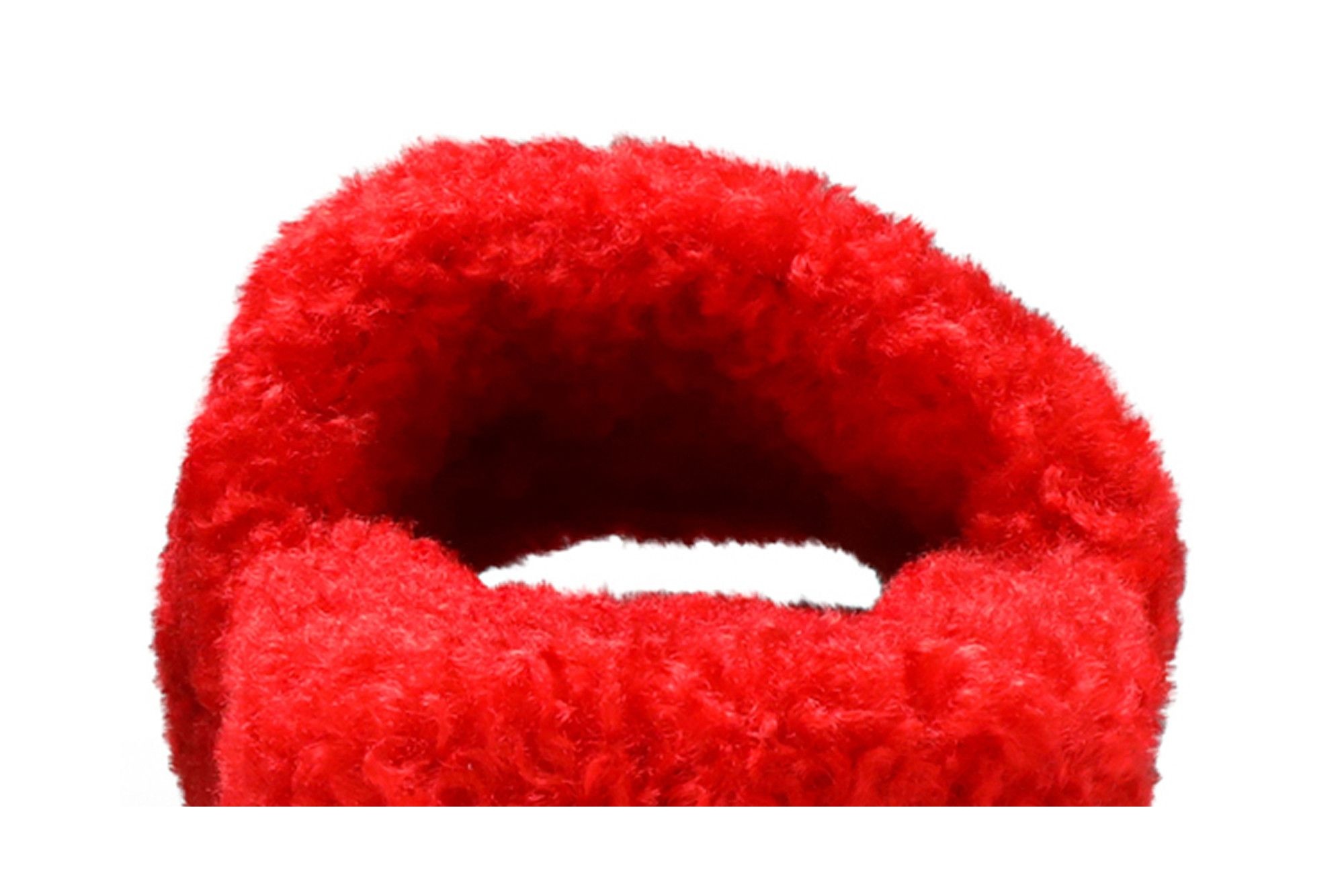 Balenciaga Wmns Furry Slides 'Red'