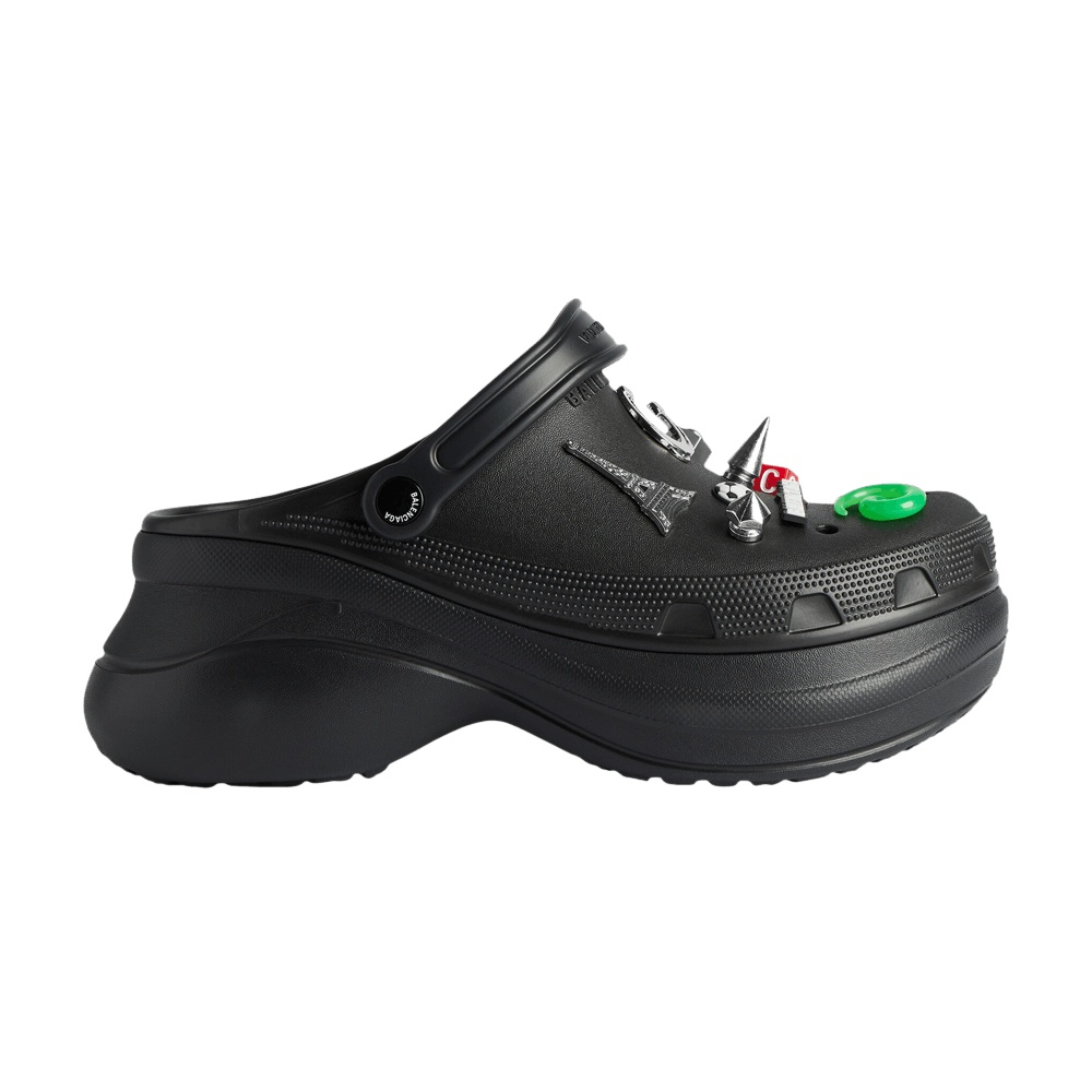 Crocs x Balenciaga Mule Jibbitz 'Black'