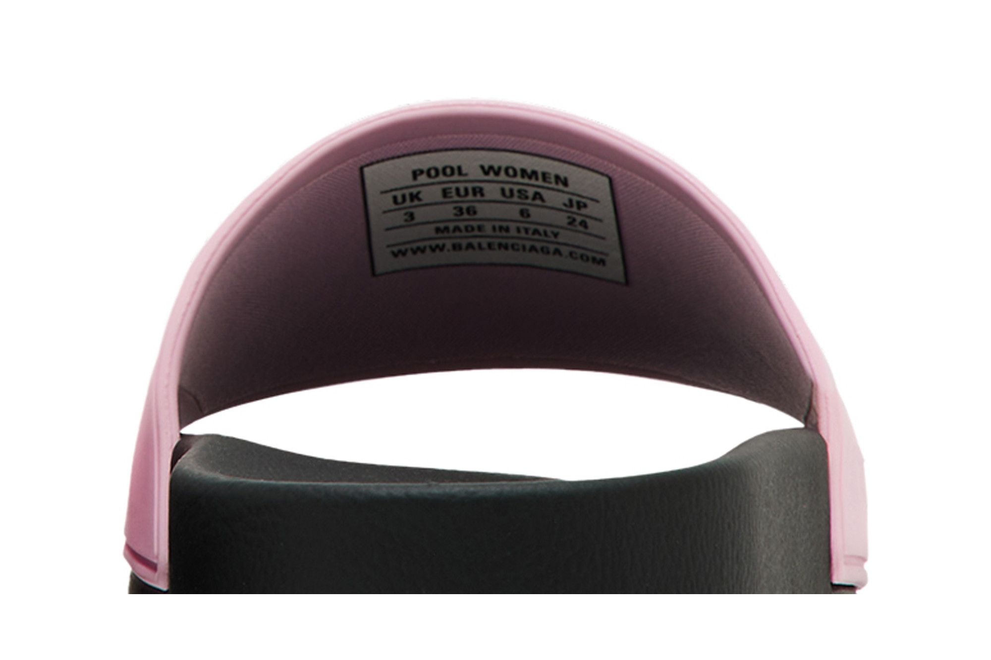Balenciaga Wmns Pool Slides 'Pink Black'