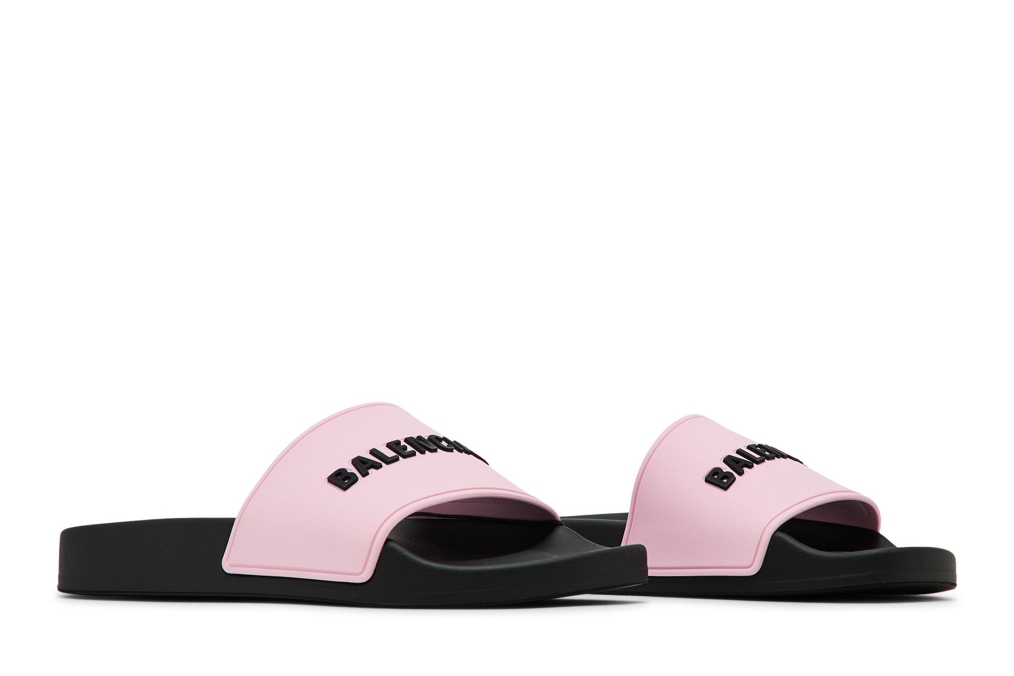 Balenciaga Wmns Pool Slides 'Pink Black'