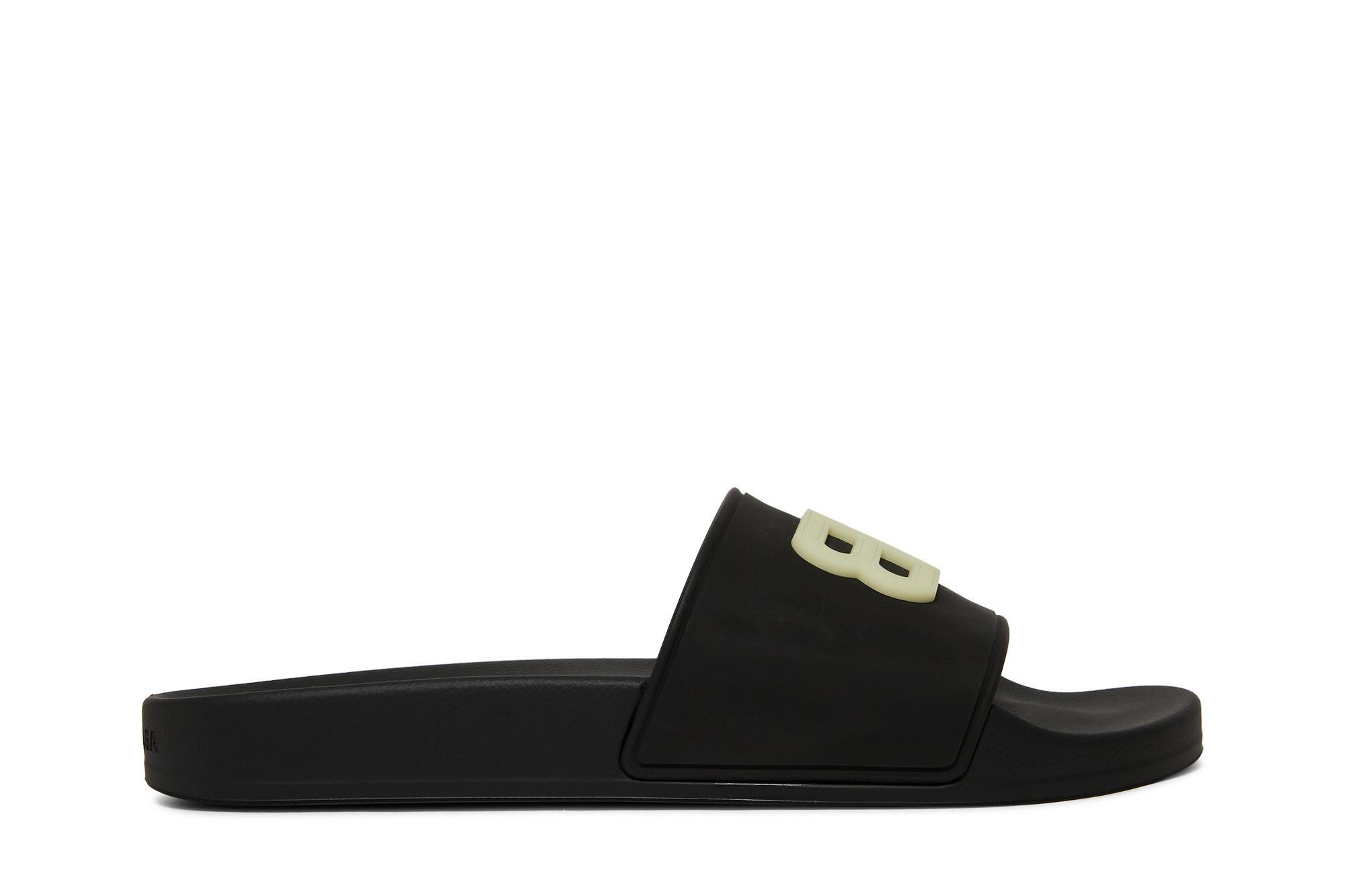 Balenciaga Wmns Pool Slides 'Black Glow'