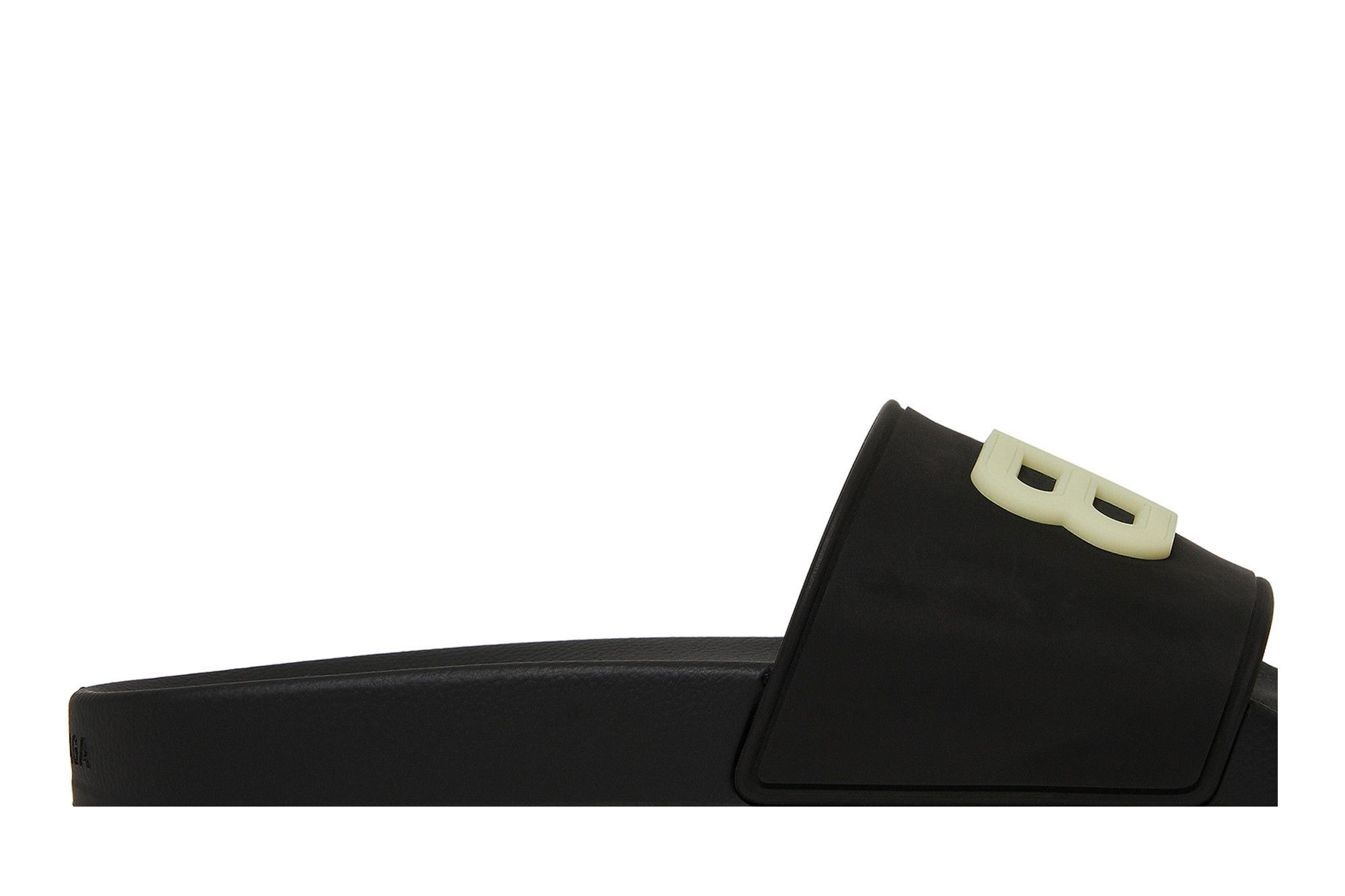 Balenciaga Wmns Pool Slides 'Black Glow'